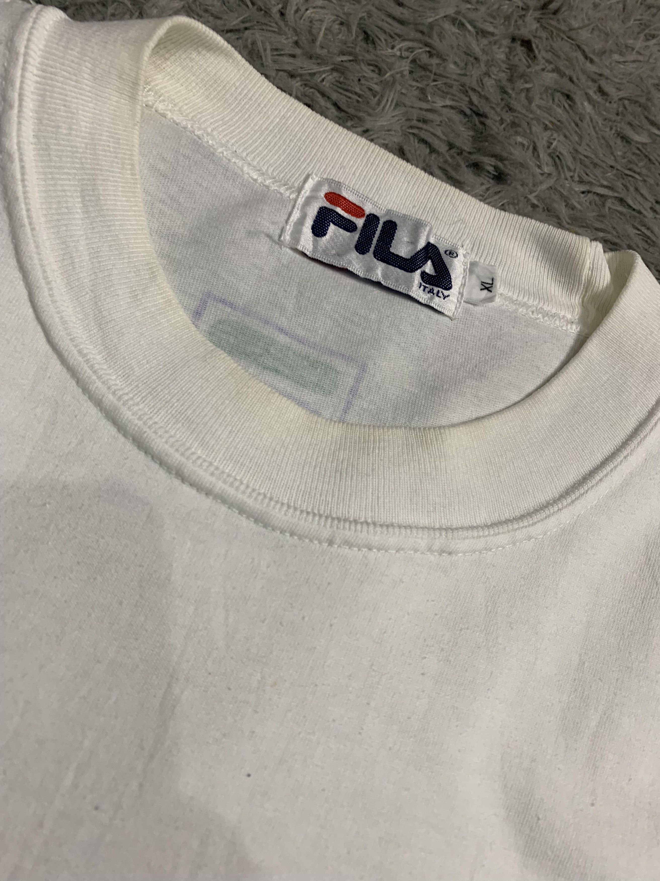 Vintage Vintage Fila Italy Flag Art 90's Very Rare Size US XL / EU 56 / 4 - 12 Thumbnail