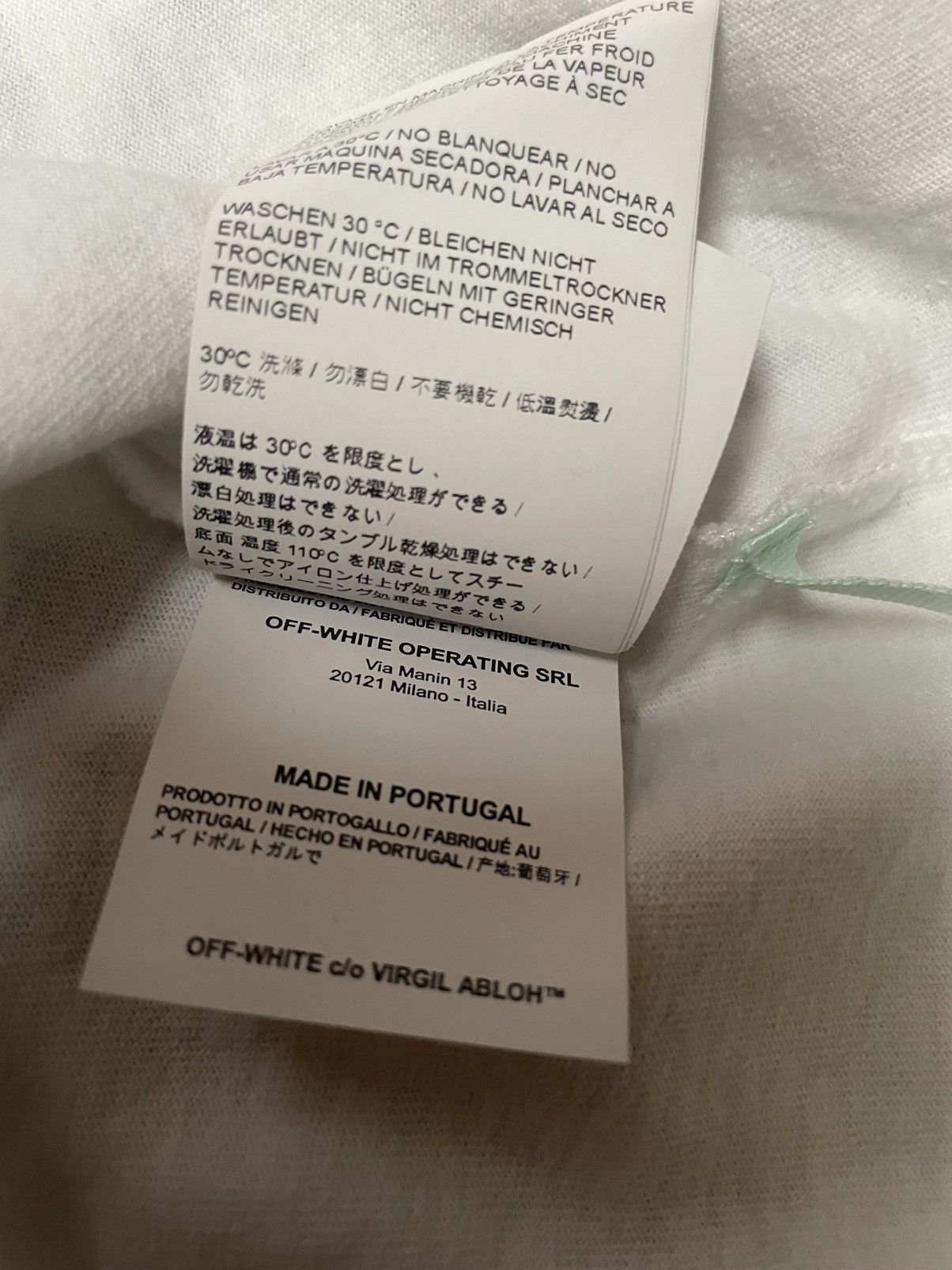 Off-White Off White x DSM “Location” White Tee Size US M / EU 48-50 / 2 - 8 Thumbnail
