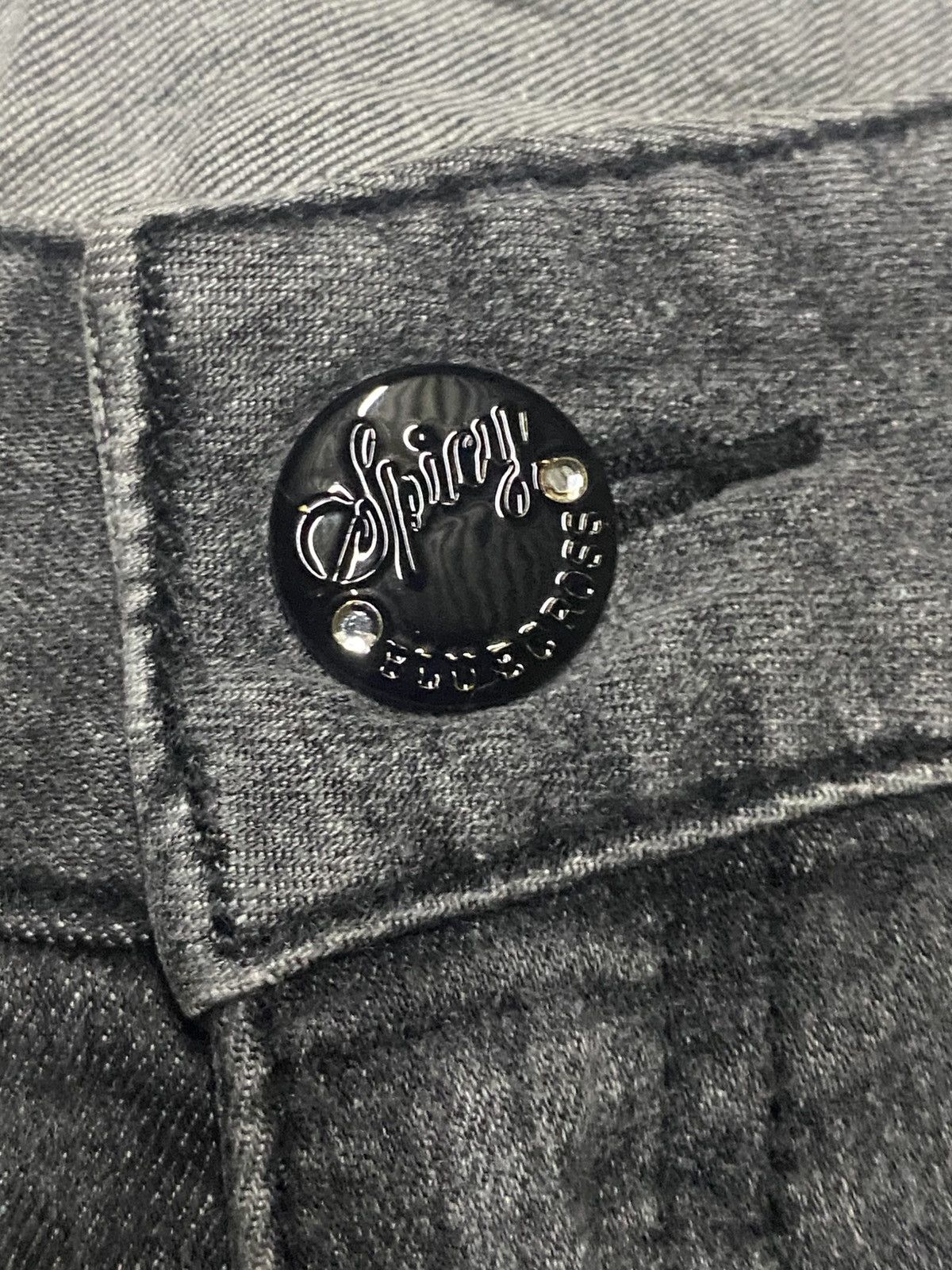 Japanese Brand Vintage Japanese Brand Spicy Label Print Skinny Jeans Size 28" / US 6 / IT 42 - 11 Thumbnail