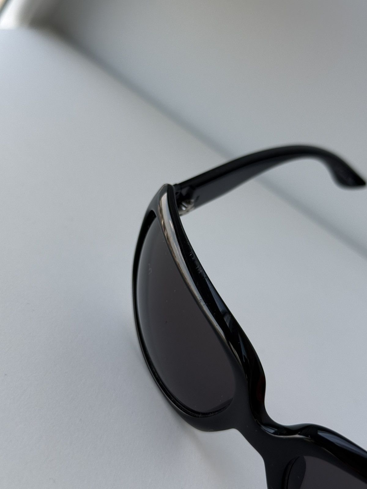 Dior Christian Dior Glossy 2 Black Oval Wrap Sunglasses 58-19 Size ONE SIZE - 12 Thumbnail