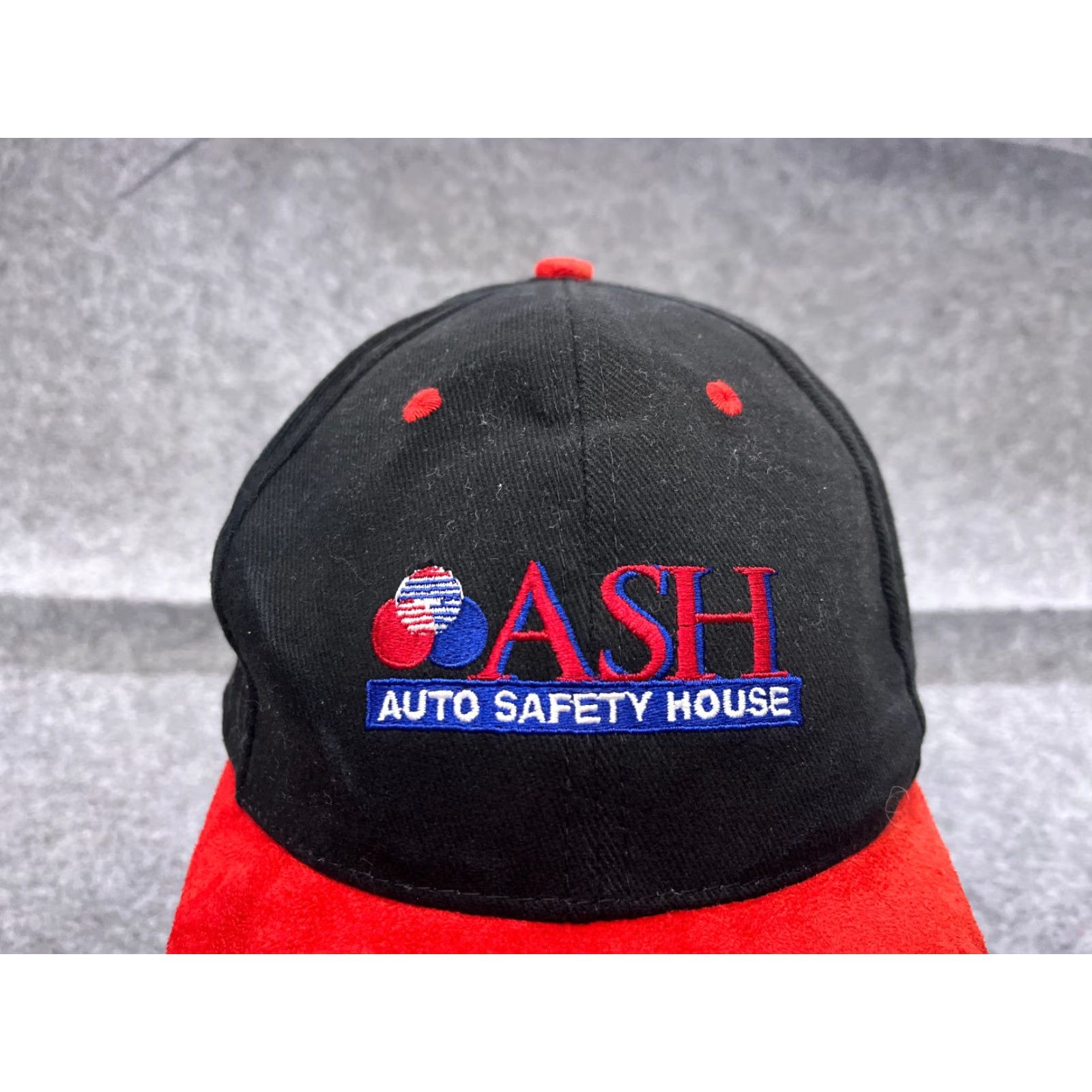 ASH Auto Safety House Hat Cap Adjustable One Size Black Cotton Mens Baseball Cap Work Safety Hat Size ONE SIZE - 2 Thumbnail