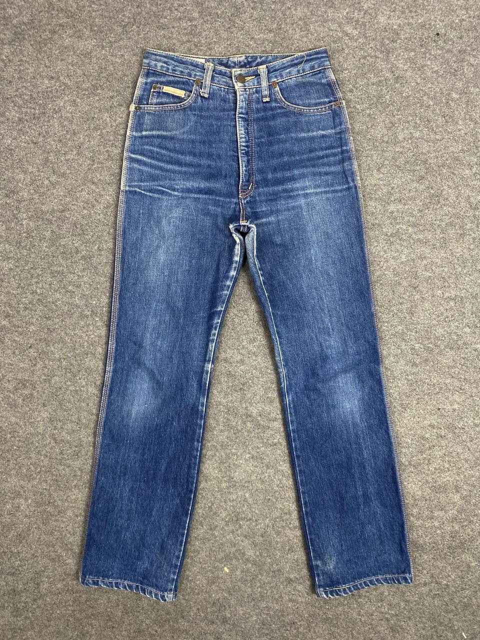 Vintage vintage lovebird highwaist denim talon zipper Size US 27 - 6 Thumbnail