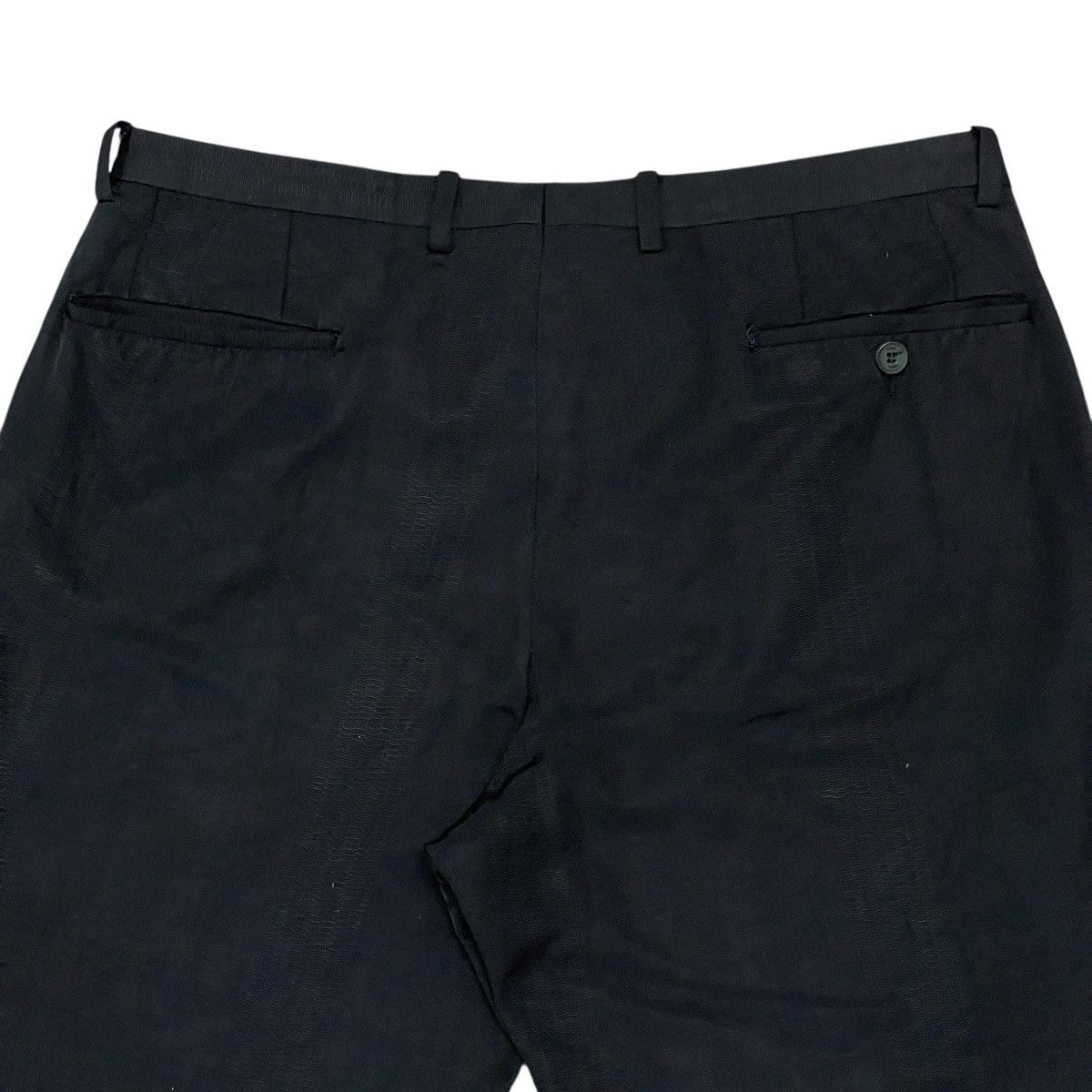 Gucci Vintage Gucci Black Flat Front Straight Leg Casual Pants Size US 31 - 10 Thumbnail