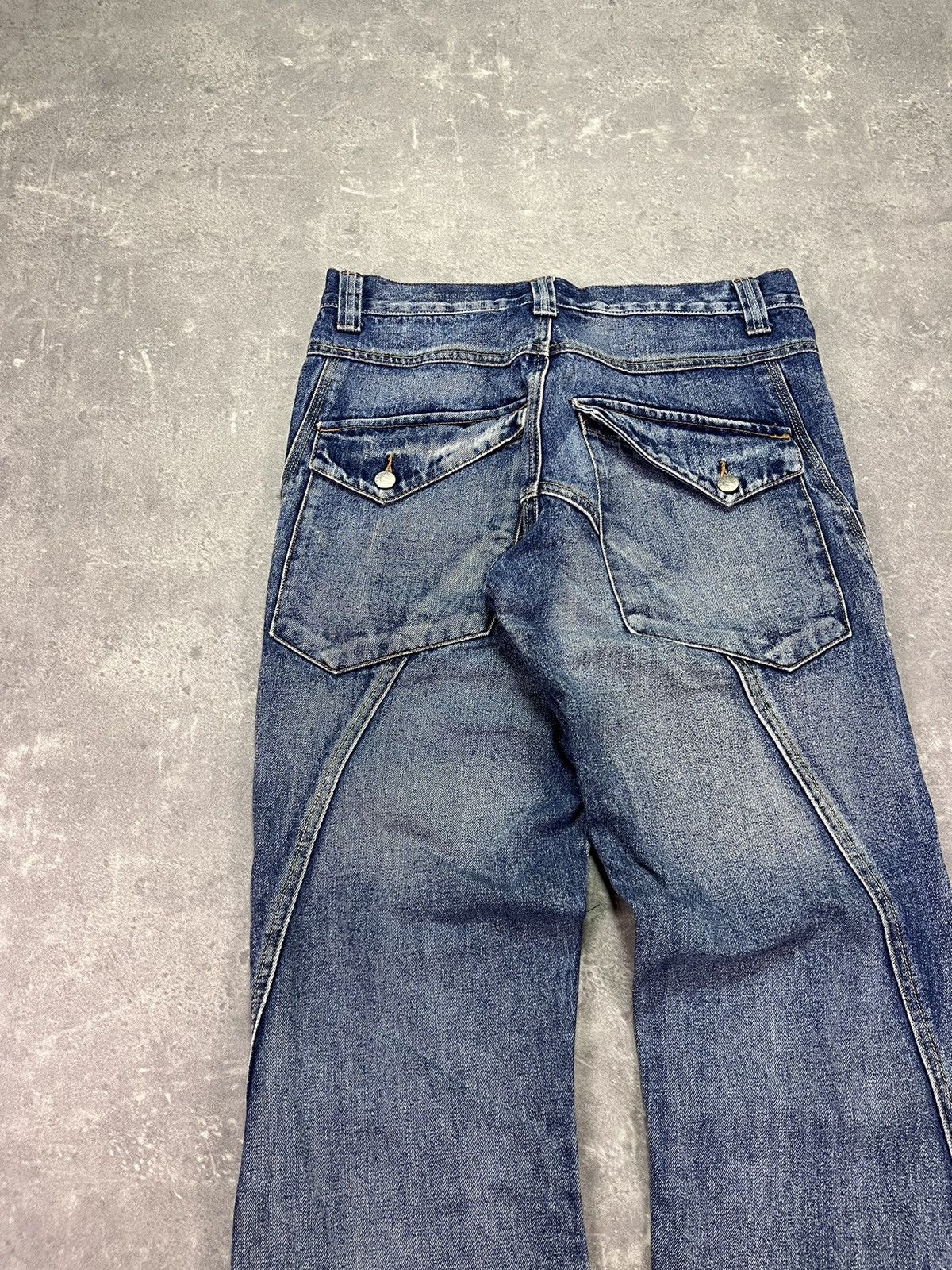 Vintage Vintage FlashLights Faded Flared Bootcut Jeans 32 Size US 32 / EU 48 - 7 Thumbnail