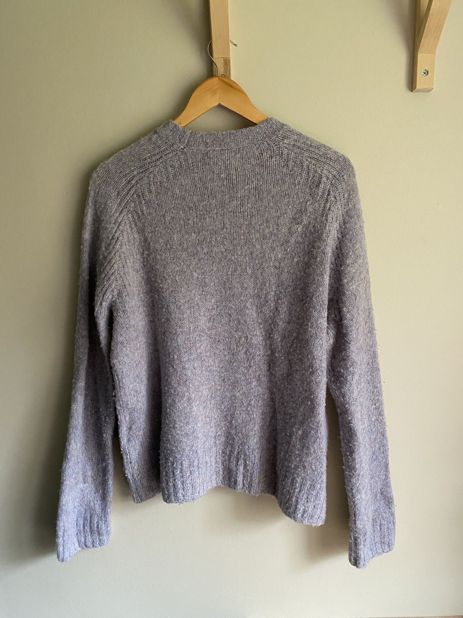 Acne Studios Brushed ​Shetland Wool Sweater - Purple Thistle Size US L / EU 52-54 / 3 - 5 Thumbnail