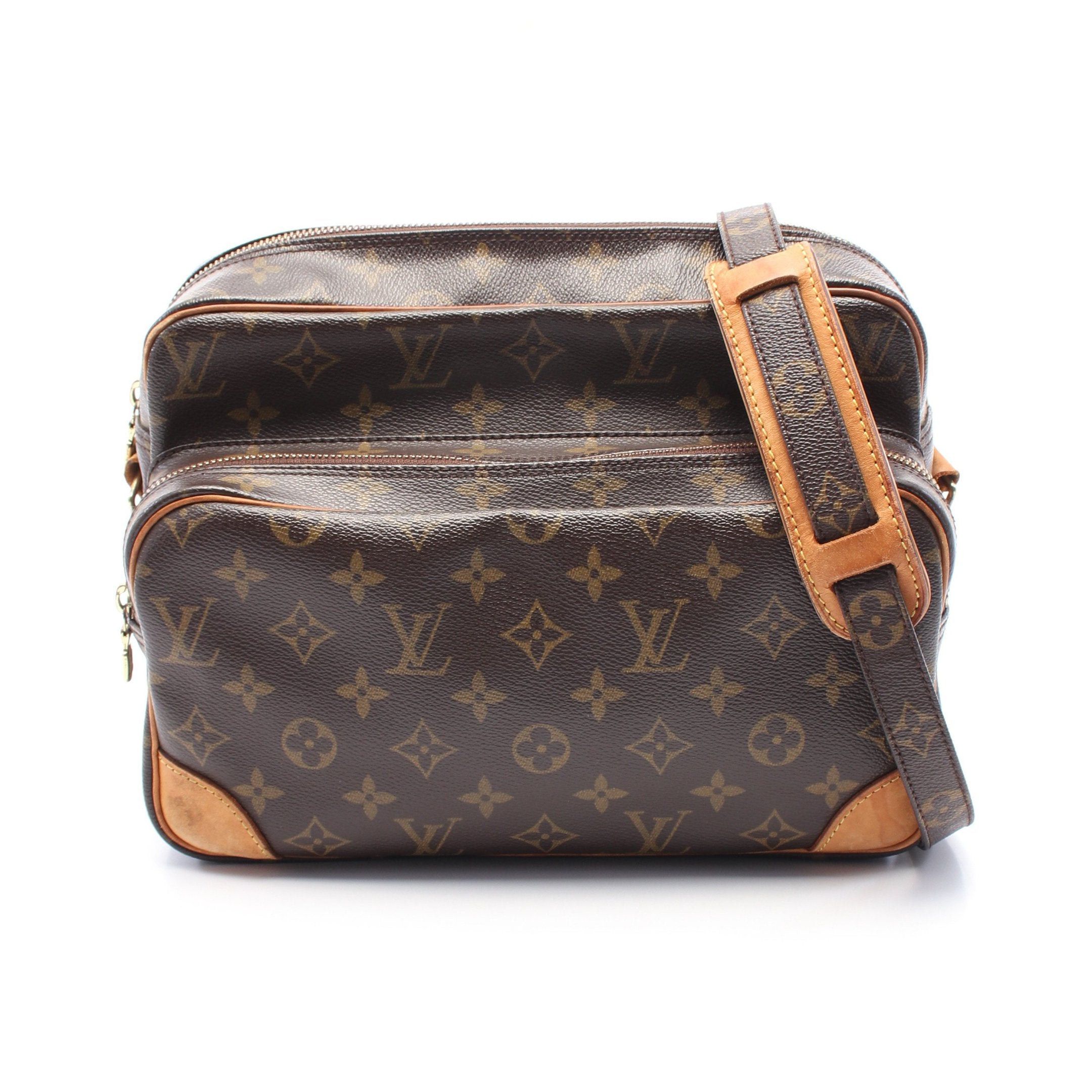 Louis Vuitton Louis Vuitton Nil Monogram Shoulder Bag Leather Brown Size ONE SIZE - 1 Thumbnail