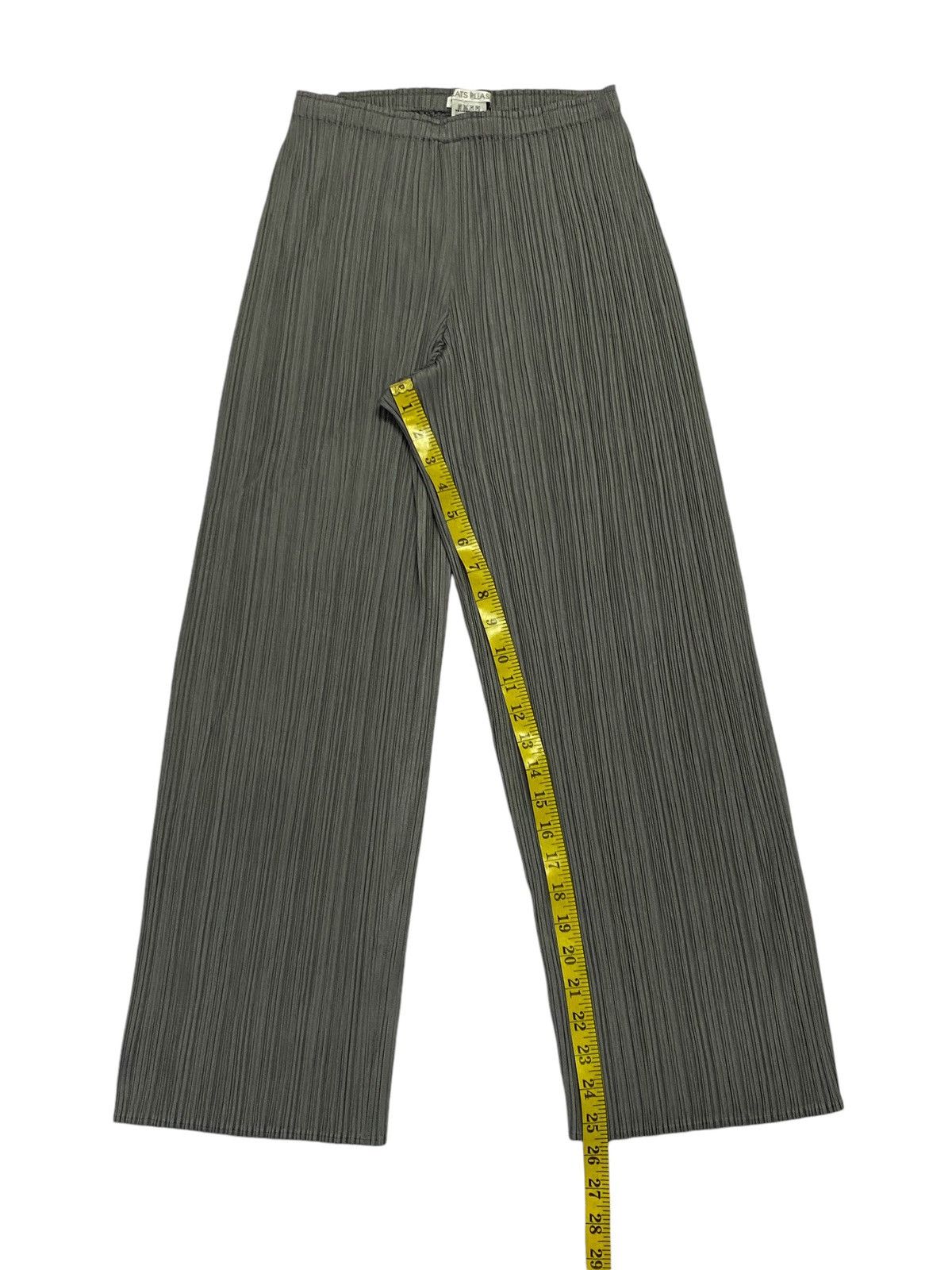 Issey Miyake Pleats Please Pleated Wide Leg Trousers Pants Size 28" / US 6 / IT 42 - 10 Thumbnail