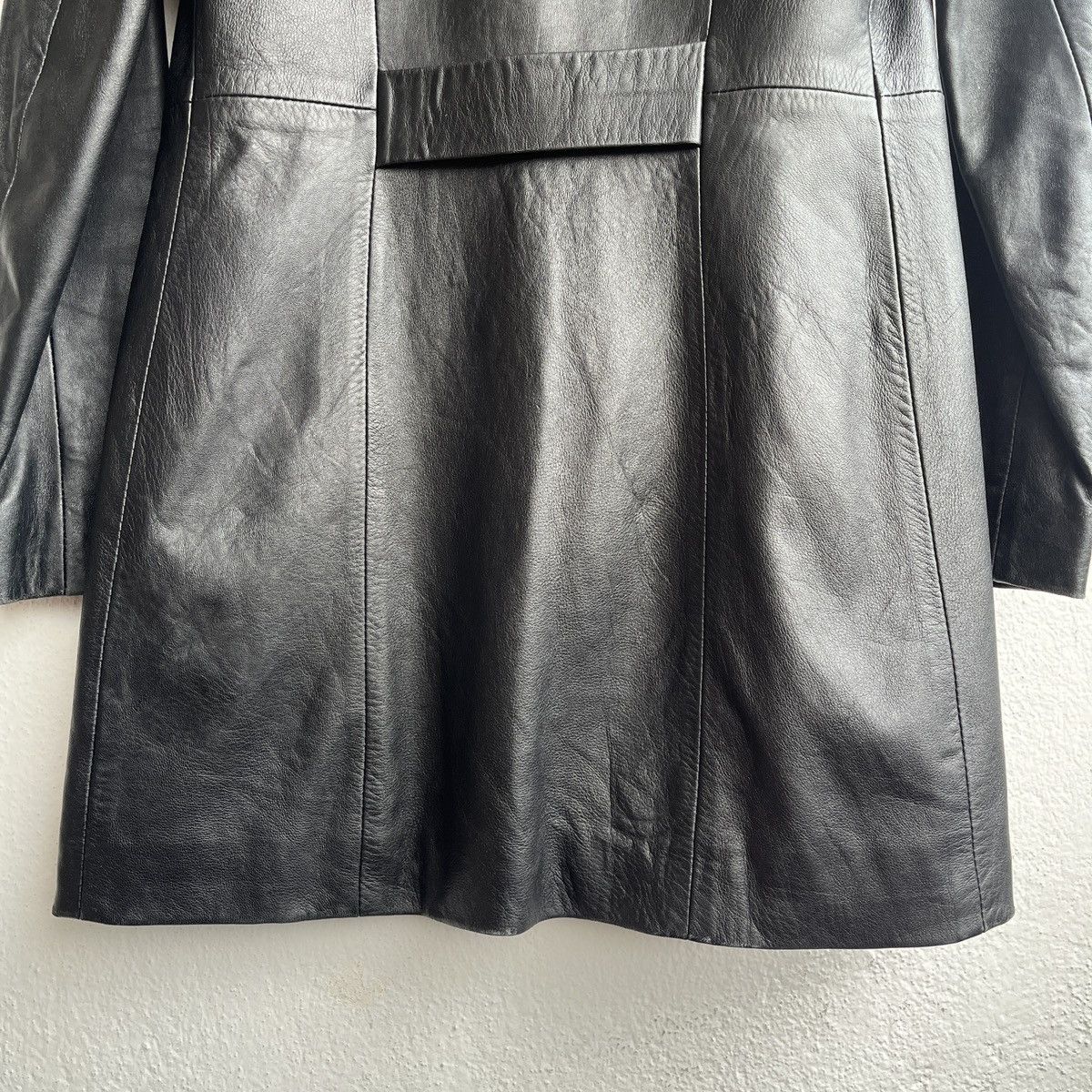 Leather × Vera Pelle Vintage Vera Pelle Long Coat Designer Leather Jacket Italy Size US S / EU 44-46 / 1 - 11 Thumbnail