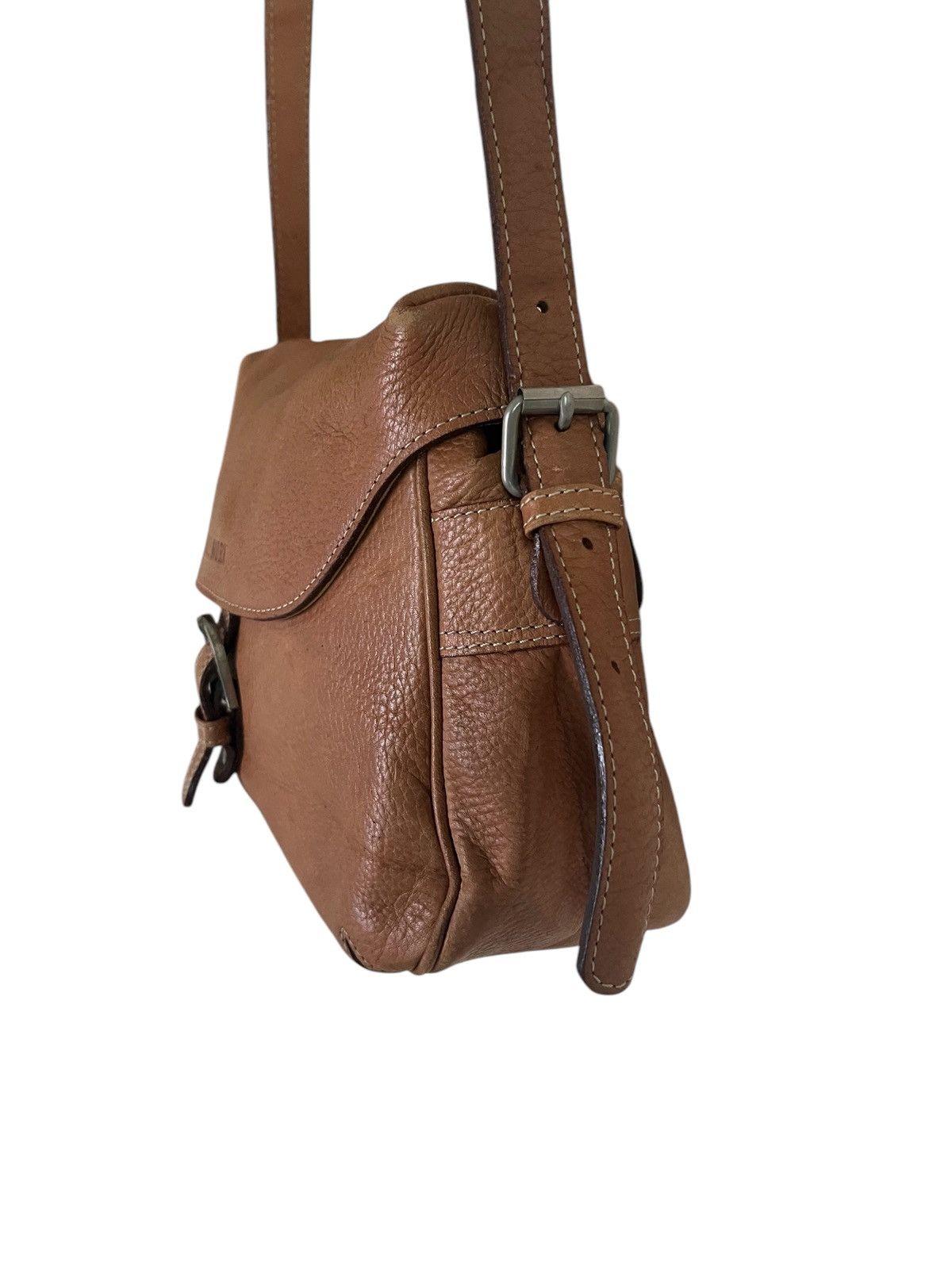 Japanese Brand Vintage FRAME WORK cross body bag leather rare Size ONE SIZE - 4 Thumbnail