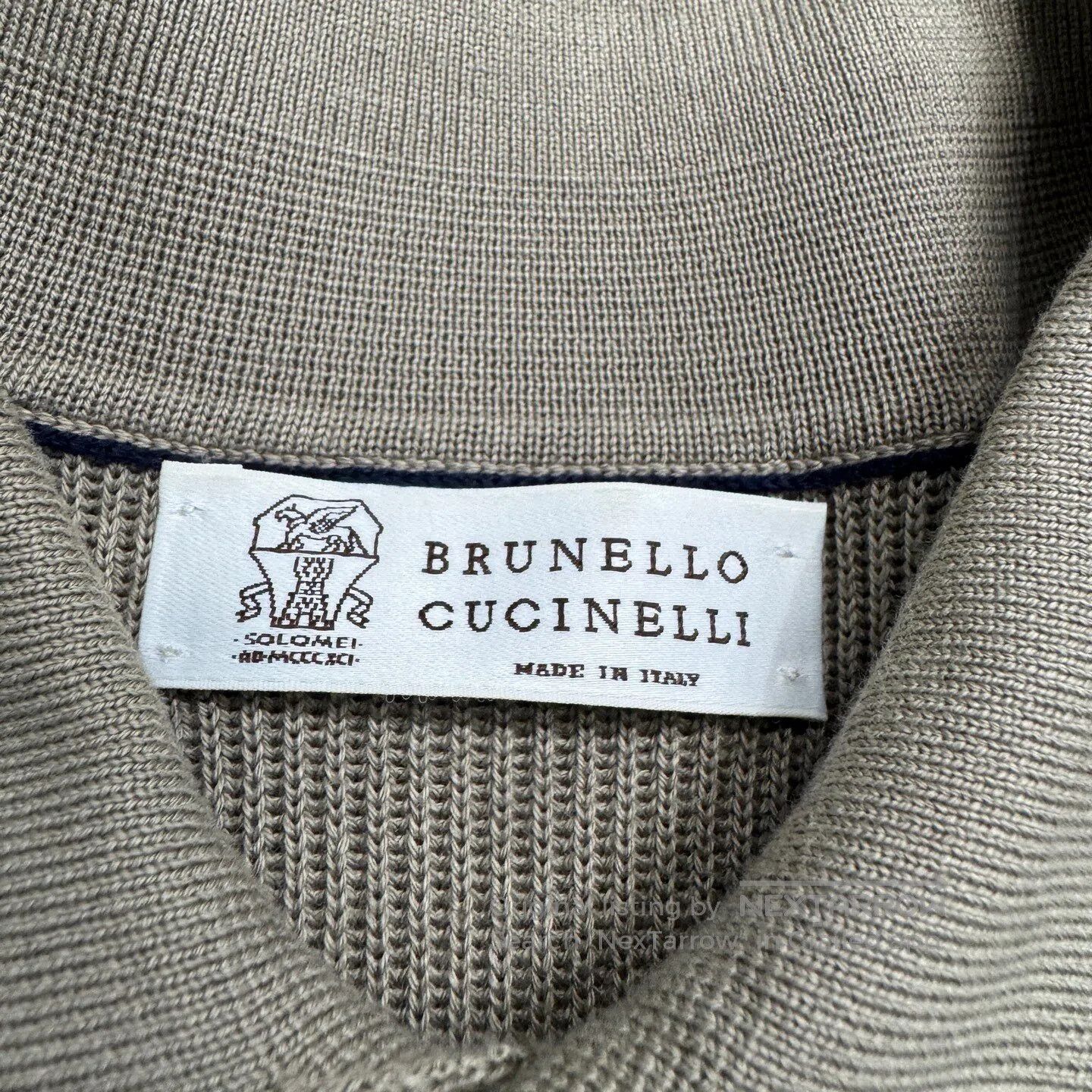 Brunello Cucinelli Brunello Cucinelli size52 Knitted long-sleeved shirt| Size US L / EU 52-54 / 3 - 3 Thumbnail