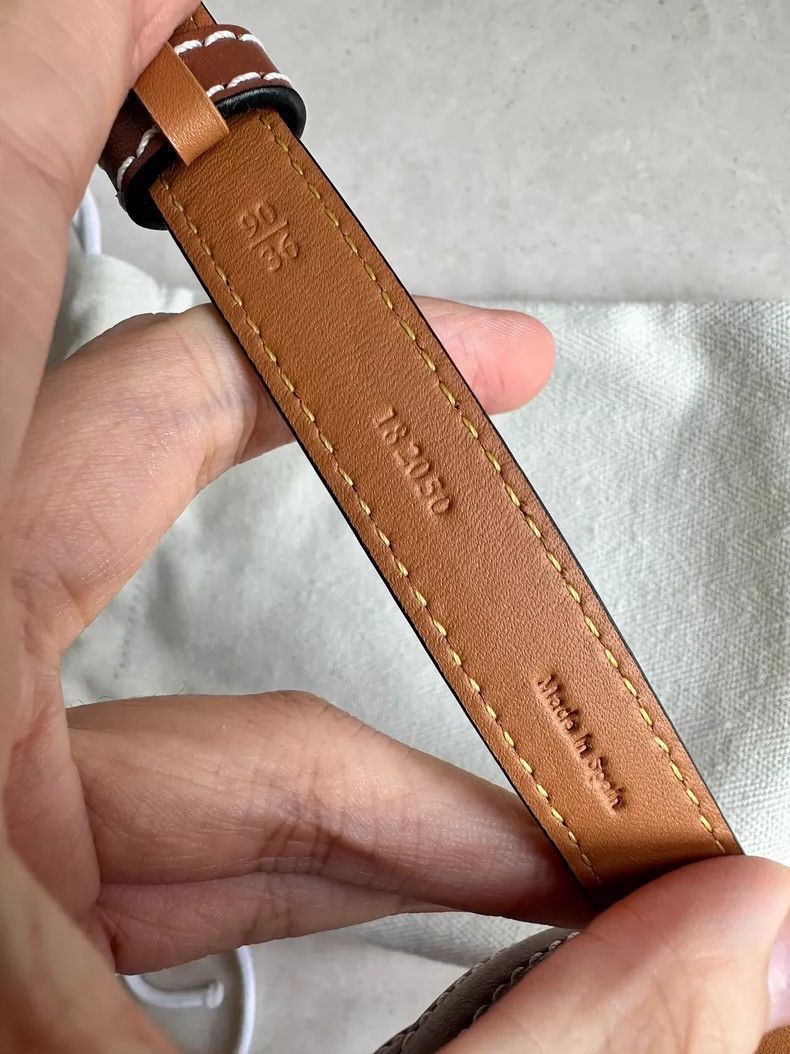 Loewe LOEWE Smooth leather fine leather narrow belt Size ONE SIZE - 7 Thumbnail