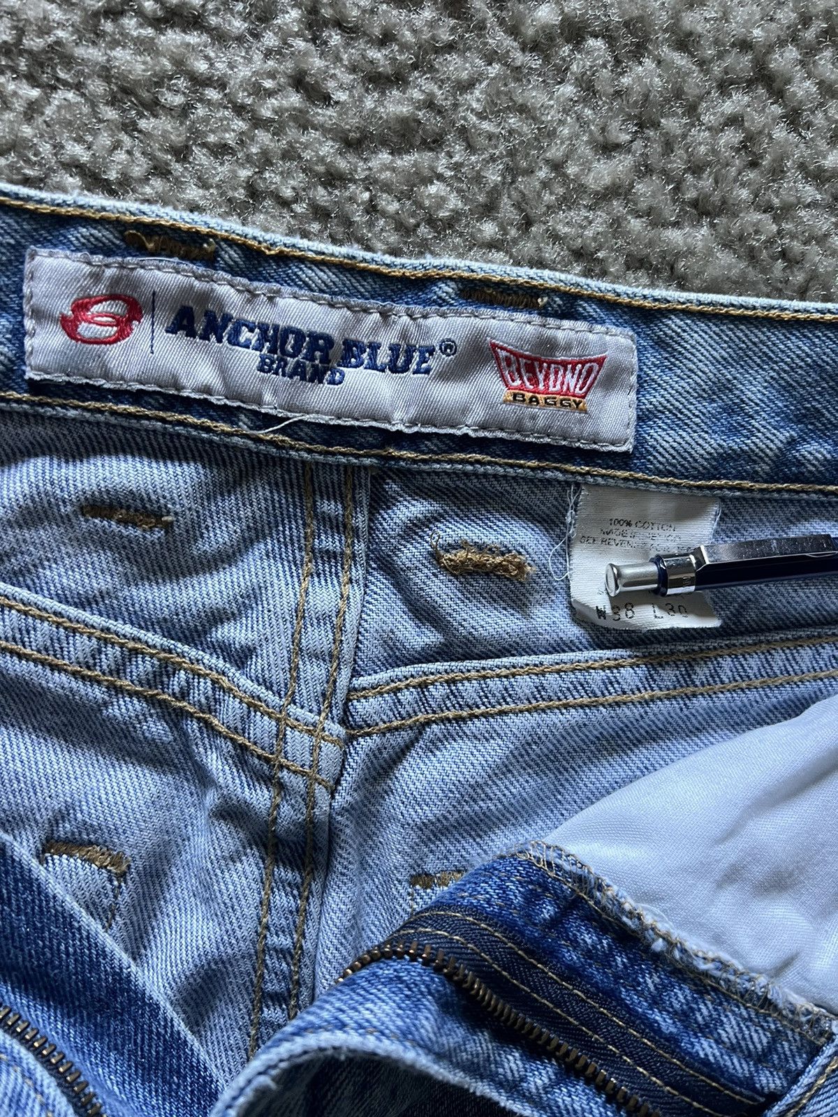 Anchor Blue Anchor blue beyond baggy Size US 38 / EU 54 - 3 Thumbnail