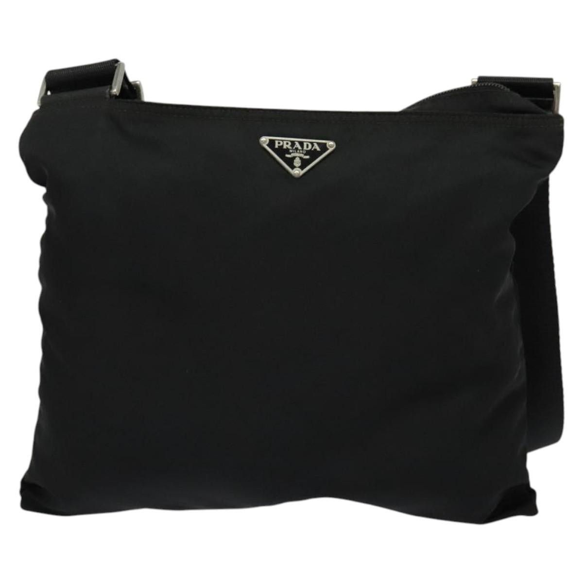 Prada PRADA Shoulder Bag Nylon Black Silver Size ONE SIZE - 2 Thumbnail