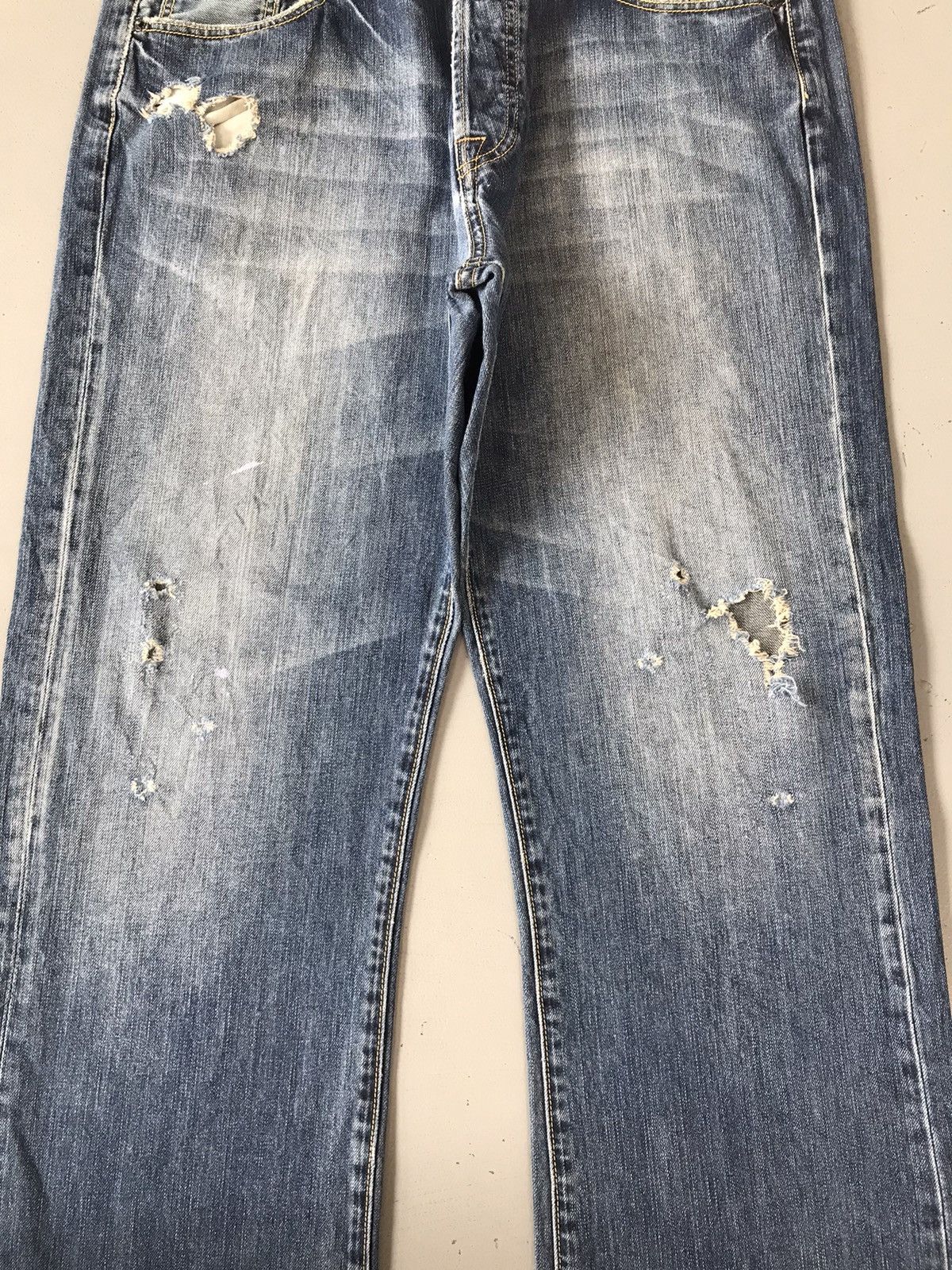 Ed Hardy × Vintage Ed Hardy Spell Out Denim Size US 36 / EU 52 - 7 Thumbnail