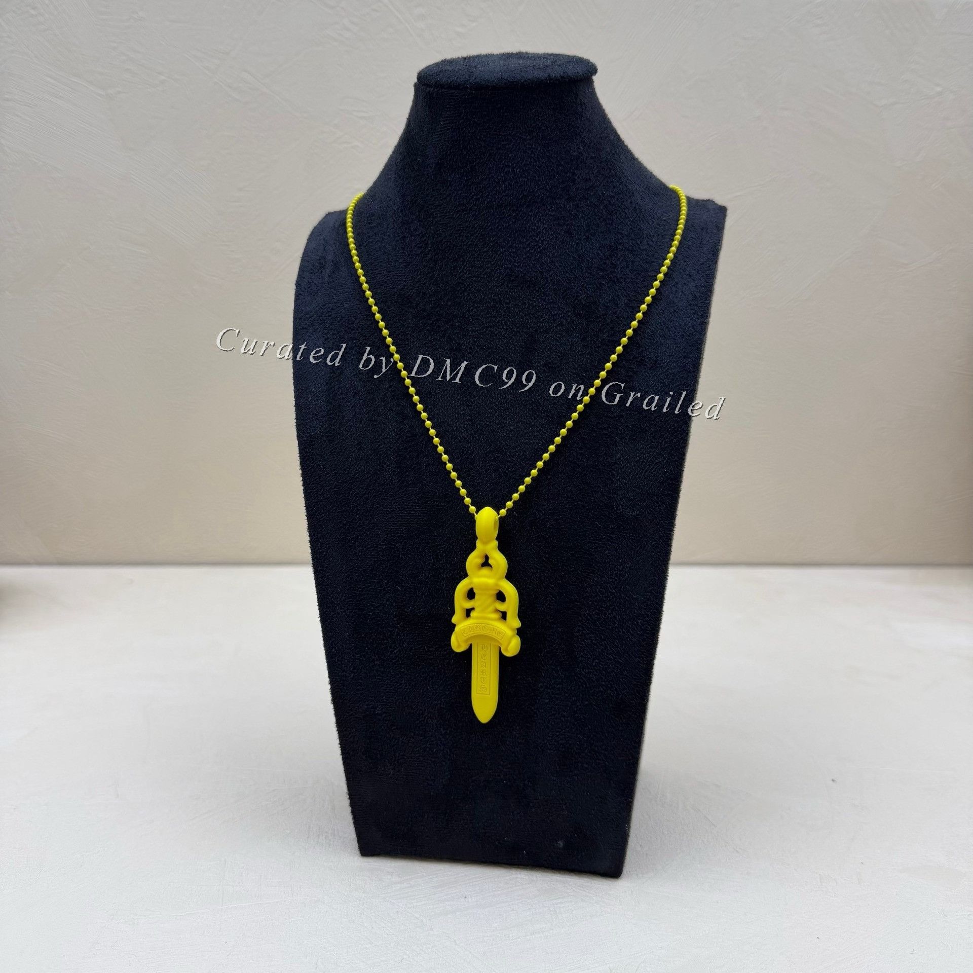 Chrome Hearts Chrome Hearts Yellow Sword Resin Necklace Size ONE SIZE - 1 Thumbnail
