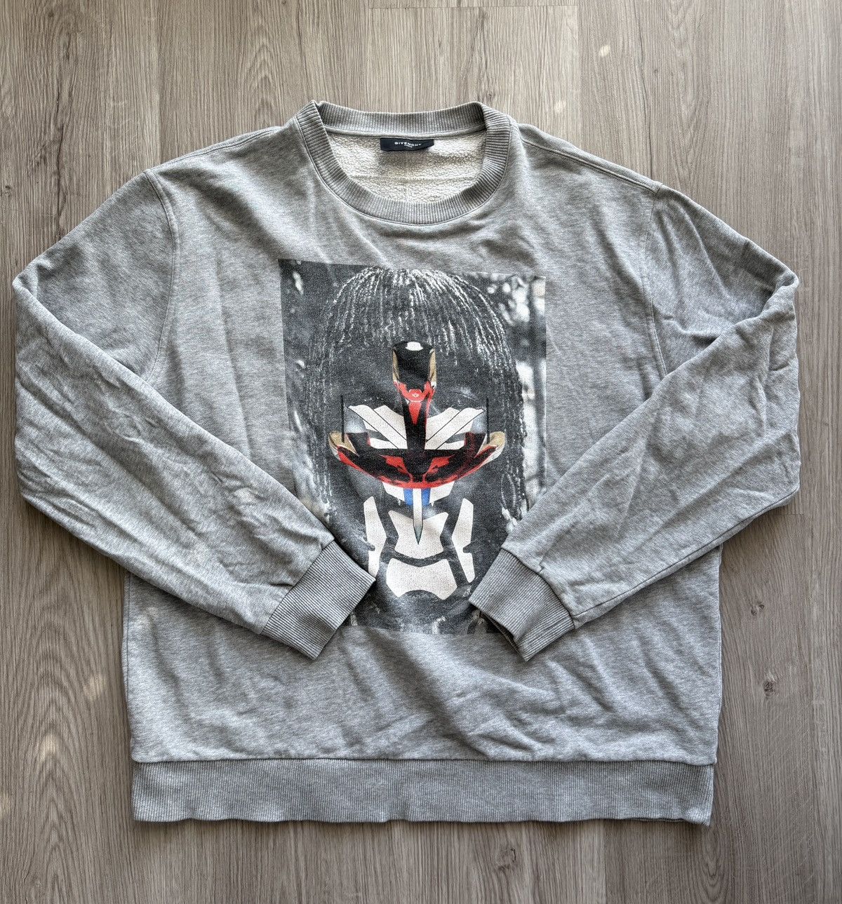 Givenchy Archive Givenchy Robot Print Crewneck Size US L / EU 52-54 / 3 - 1 Thumbnail