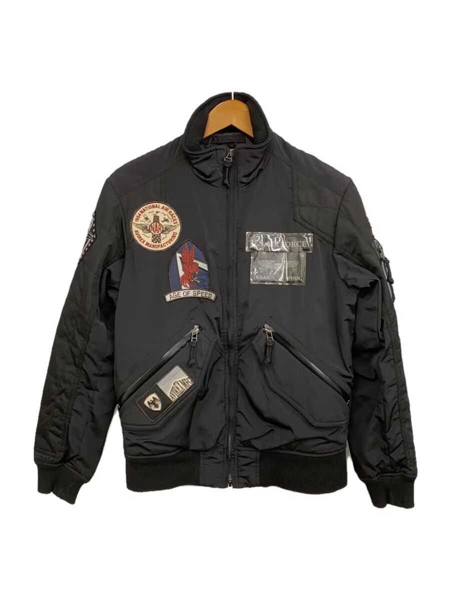 Avirex Avirex Polyester Flight Jacket Black Size US M / EU 48-50 / 2 - 1 Thumbnail