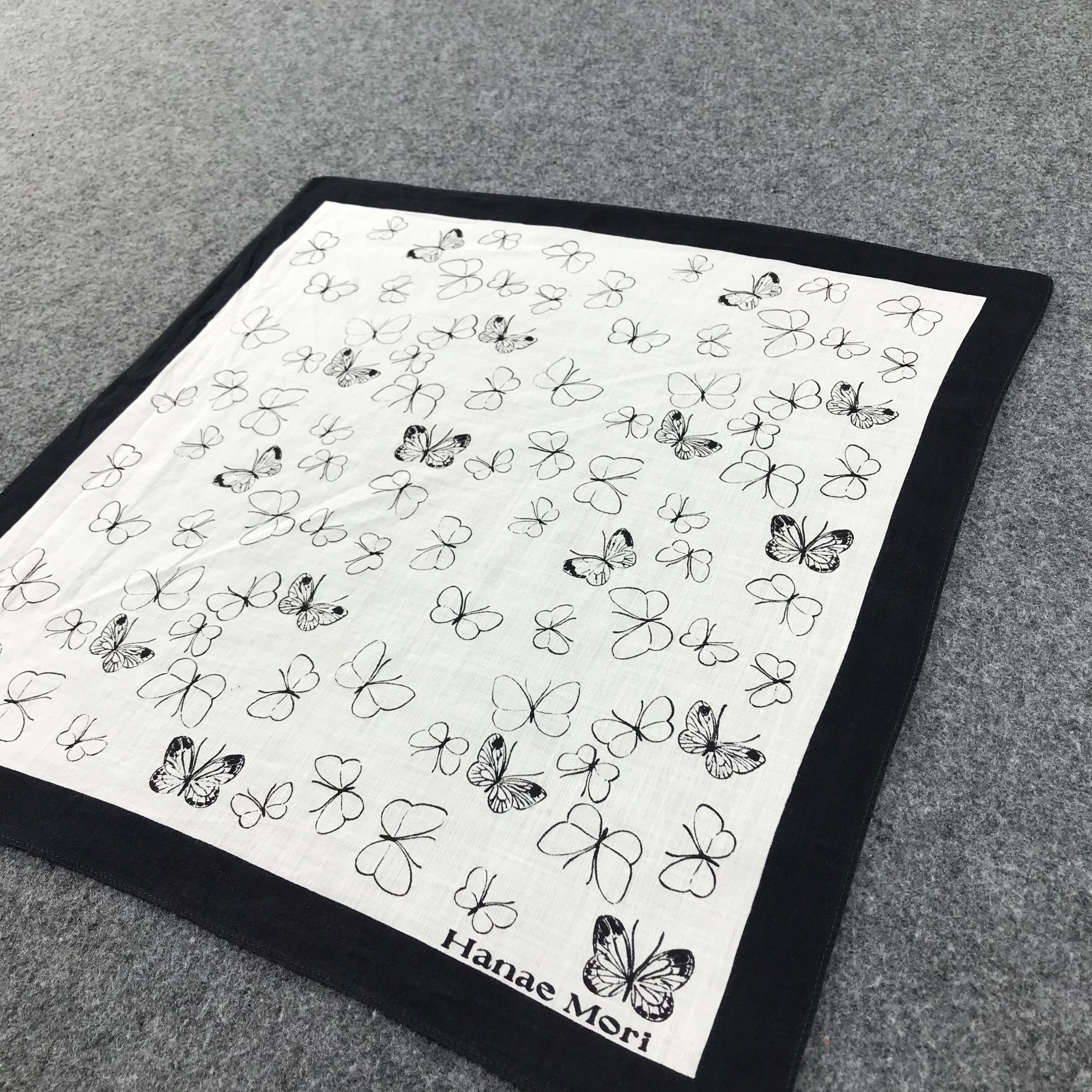Hanae Mori Hanae Mori Handkerchief Neckerchief Bandana H603 Size ONE SIZE - 5 Thumbnail