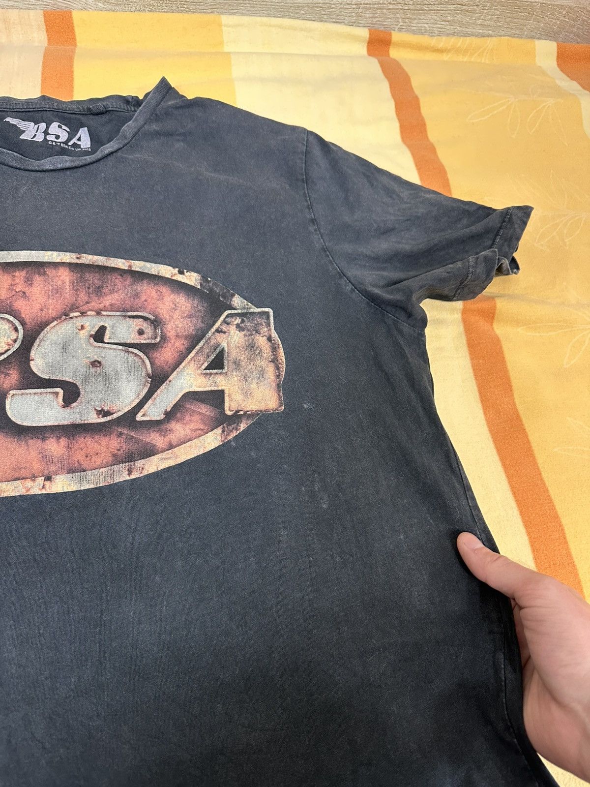 Vintage 🔥 BSA Motorcycles Vintage Retro T Shirt Harley Davidson Bike Size US L / EU 52-54 / 3 - 7 Thumbnail