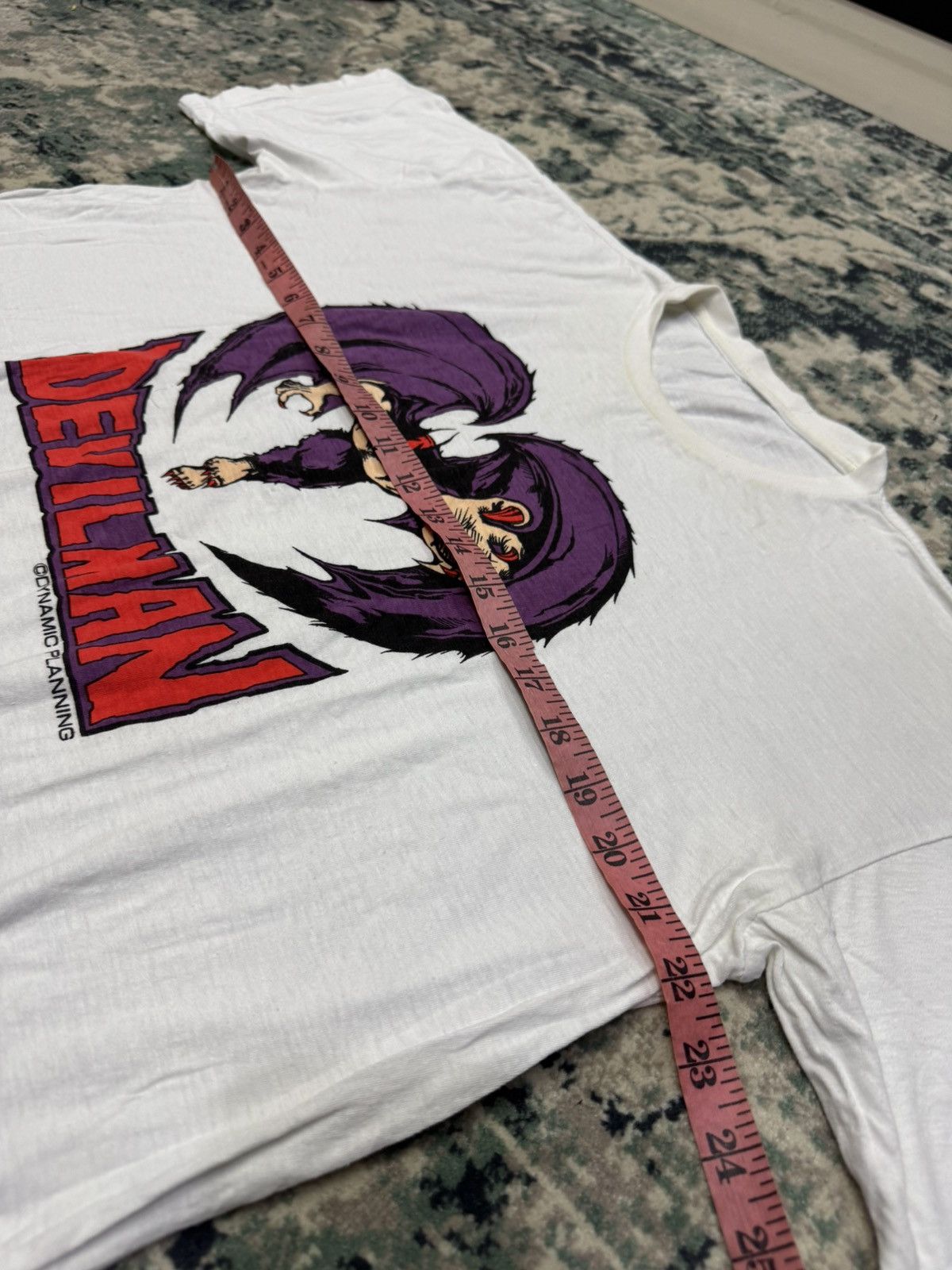 Anime × Cartoon Network × Japanese Brand VINTAGE DEVILMAN BIG PRINT SHIRT Size US L / EU 52-54 / 3 - 7 Thumbnail