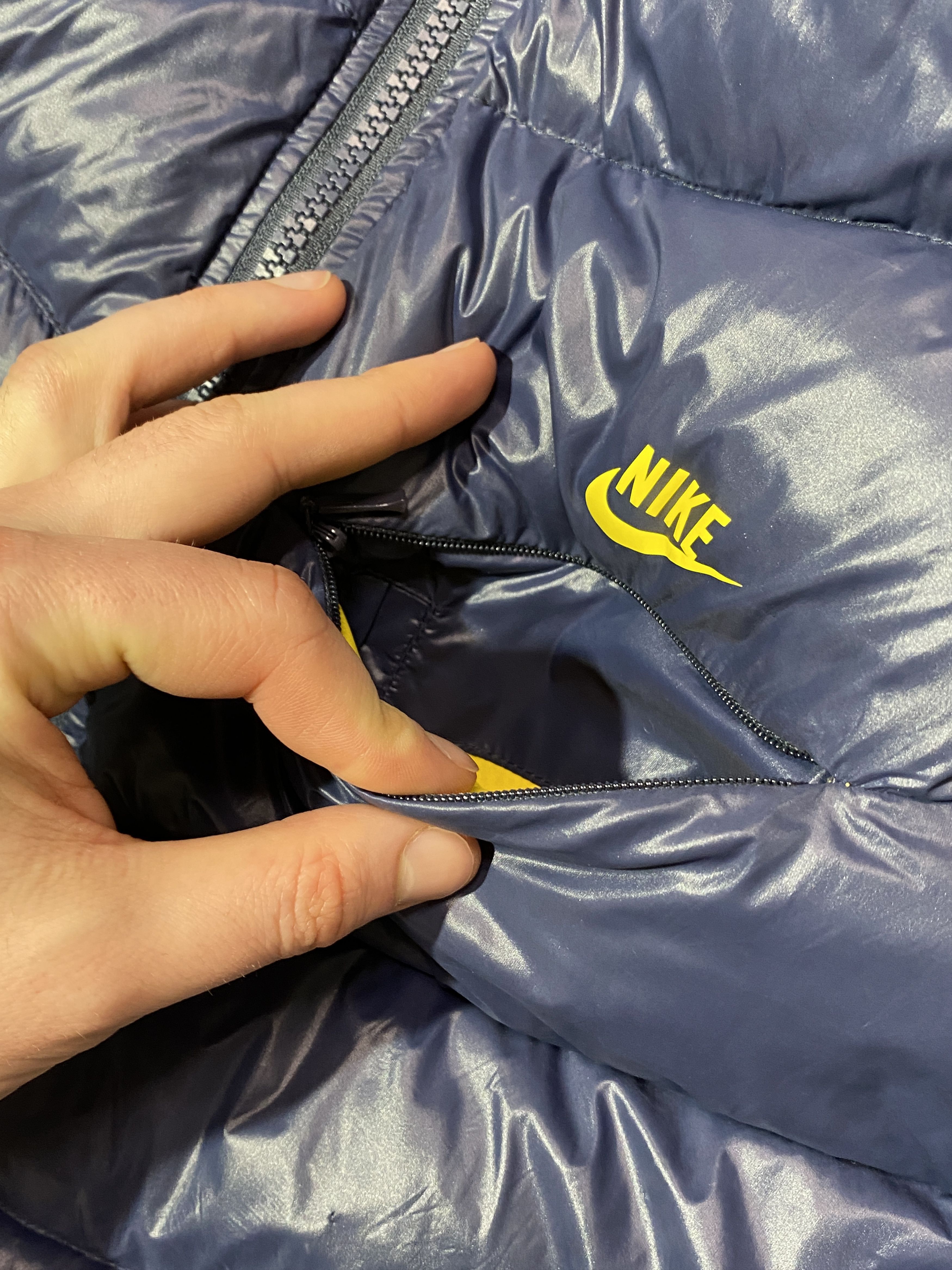 Nike Vintage Y2K Nike 700 Down Jacket Size US XL / EU 56 / 4 - 4 Thumbnail