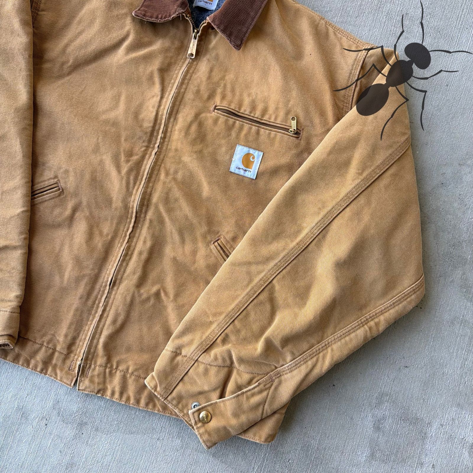 Carhartt × Vintage Carhartt brown Detroit work wear jacket Size US L / EU 52-54 / 3 - 4 Thumbnail