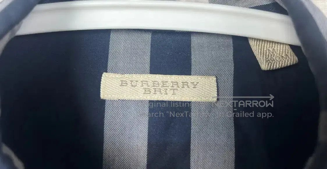 Burberry Burberry Navy Cotton Men's Shirt. Size US M / EU 48-50 / 2 - 4 Thumbnail