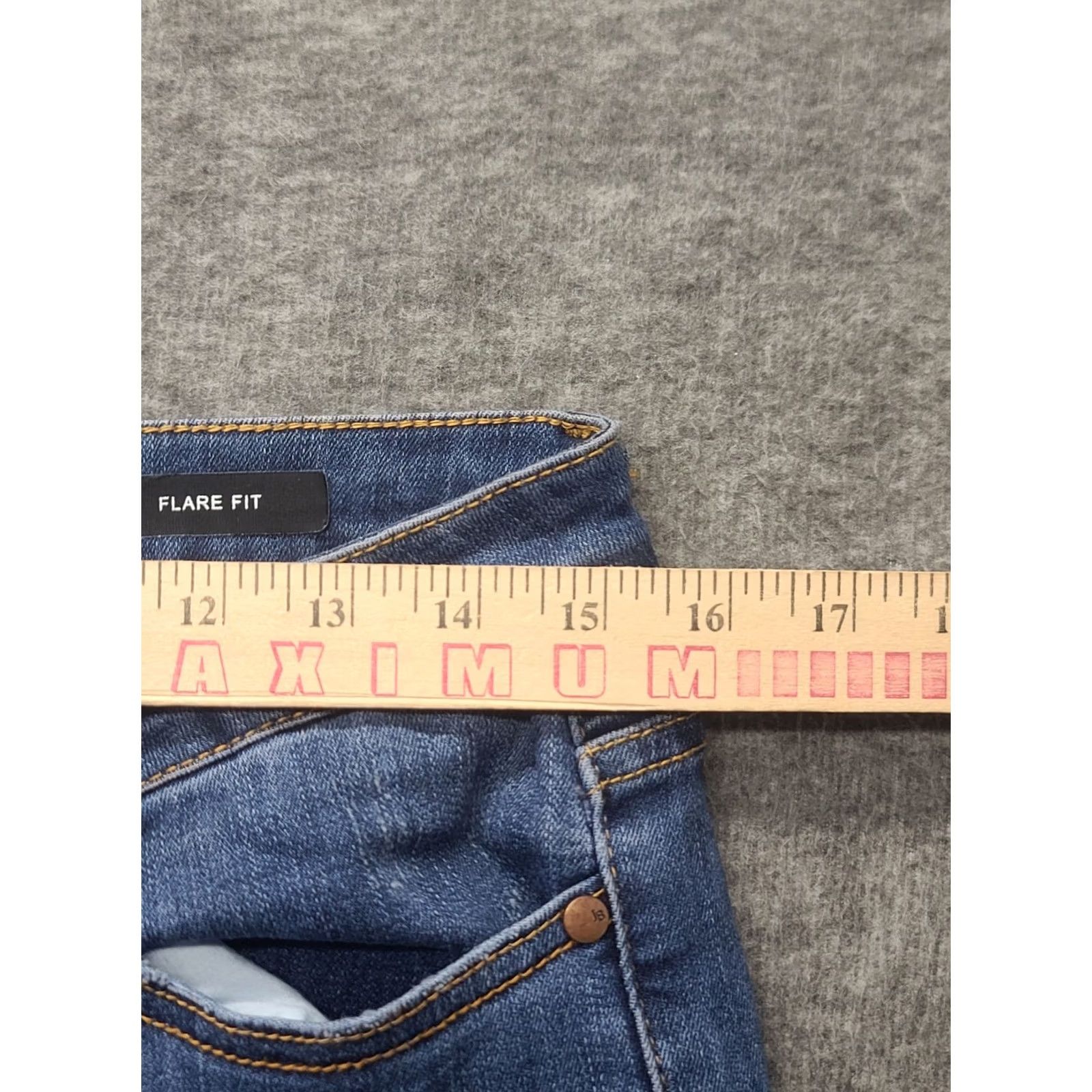 Vintage Judy Blue Jeans Womens 30x30 Regular High Rise Flared Stretch Denim Size 30" / US 8 / IT 44 - 4 Thumbnail