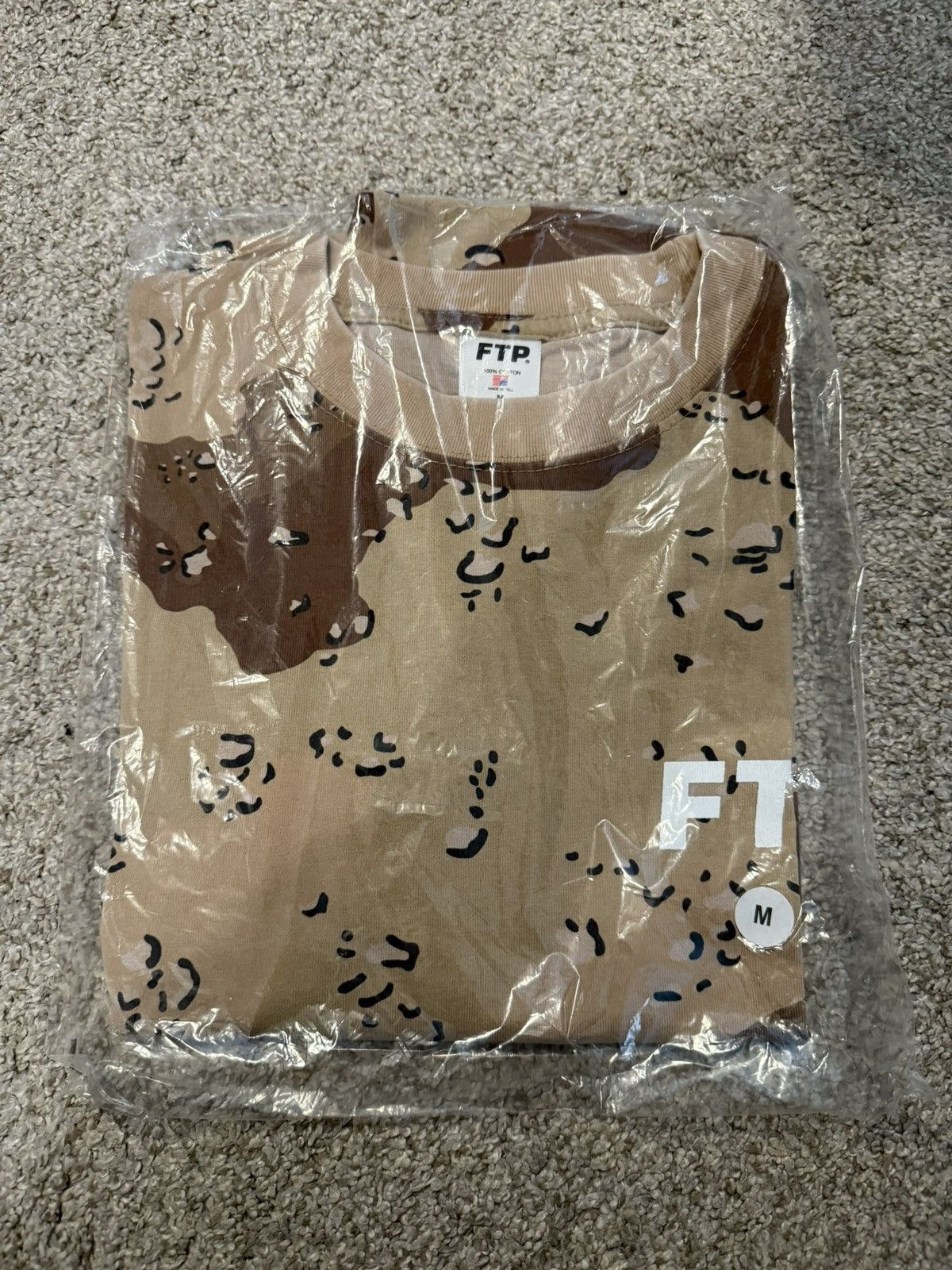 Fuck The Population FTP DESERT CAMO LOGO TEE (MEDIUM) Size US M / EU 48-50 / 2 - 3 Thumbnail