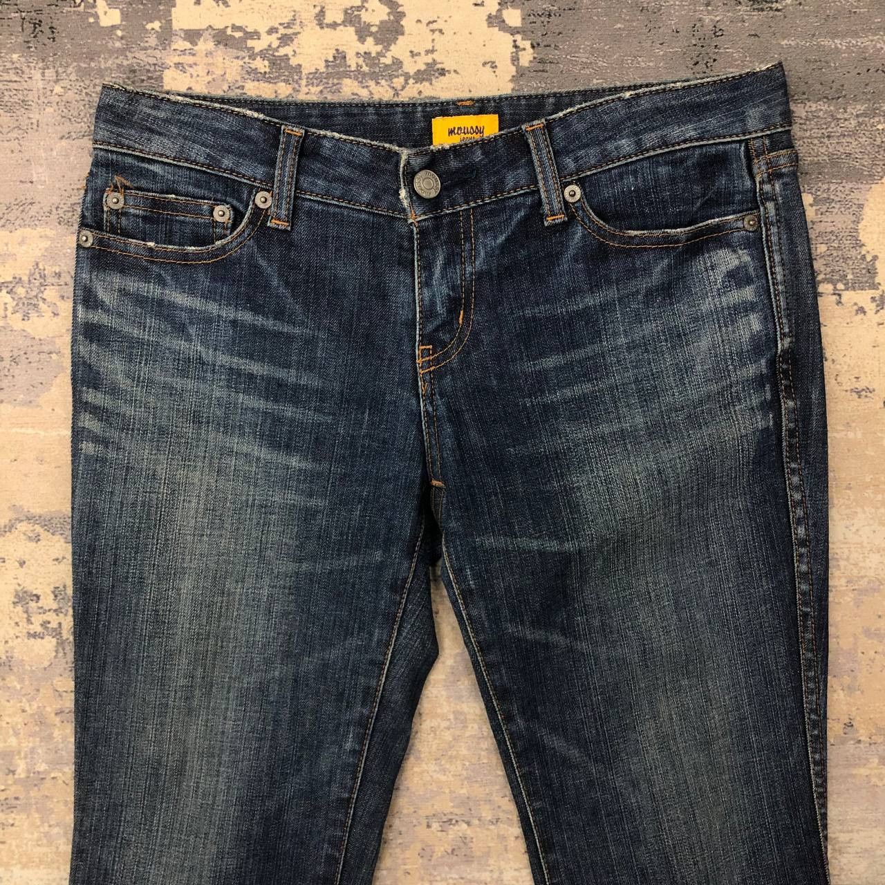MOUSSY P806 MOUSSY FLARED JAPAN JEANS Size 31" - 3 Thumbnail