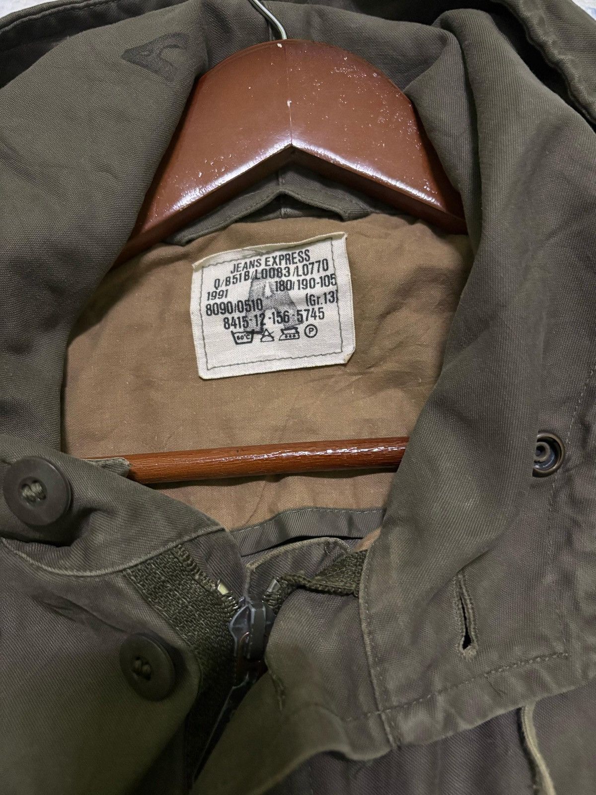 Vintage Vintage Military Jacket Germany Size US XL / EU 56 / 4 - 20 Thumbnail