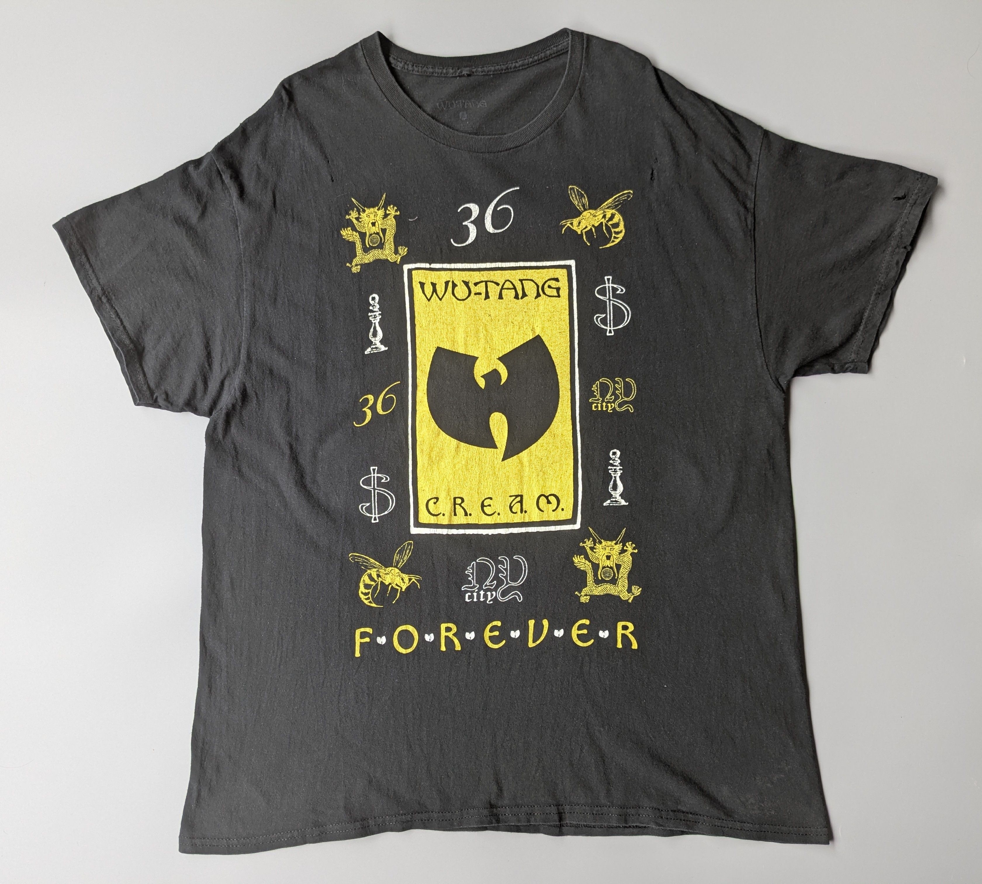 Wu-Tang Clan Wu-tang Clan distressed hip-hop raptee Size US L / EU 52-54 / 3 - 1 Thumbnail