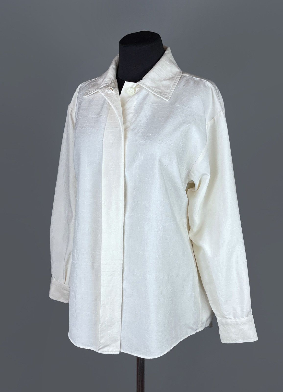 Vintage Vintage 80s Yves Saint Laurent Rive Gauche Linen Shirt Sz 38 Size S / US 4 / IT 40 - 10 Thumbnail