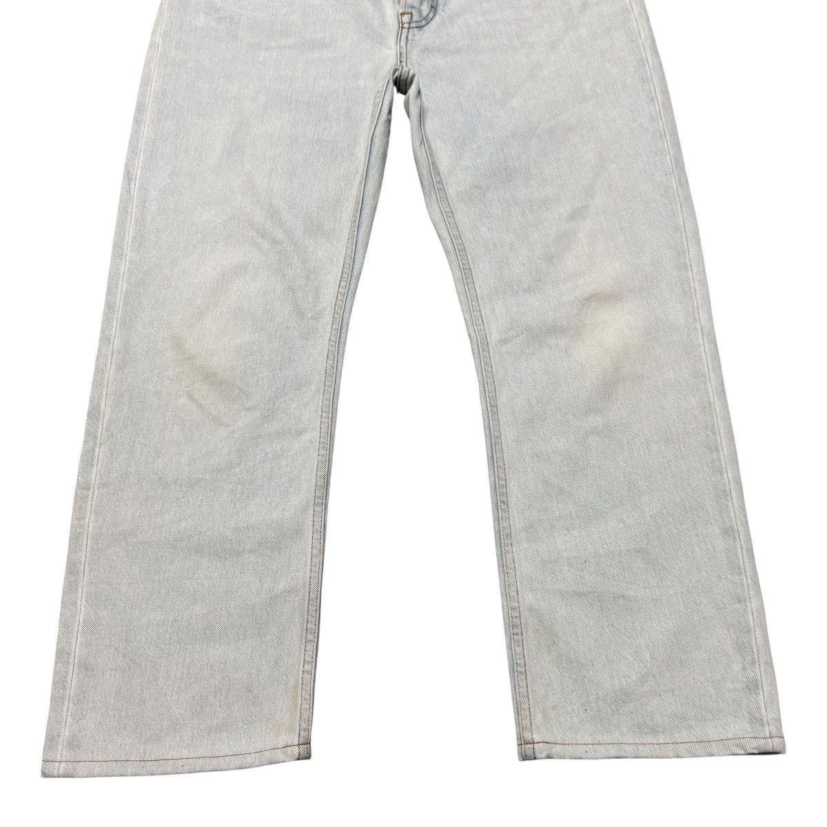Acne Studios Acne Studios Log Lt Blue Denim Baggy Jeans Lightwash Size US 32 / EU 48 - 6 Thumbnail