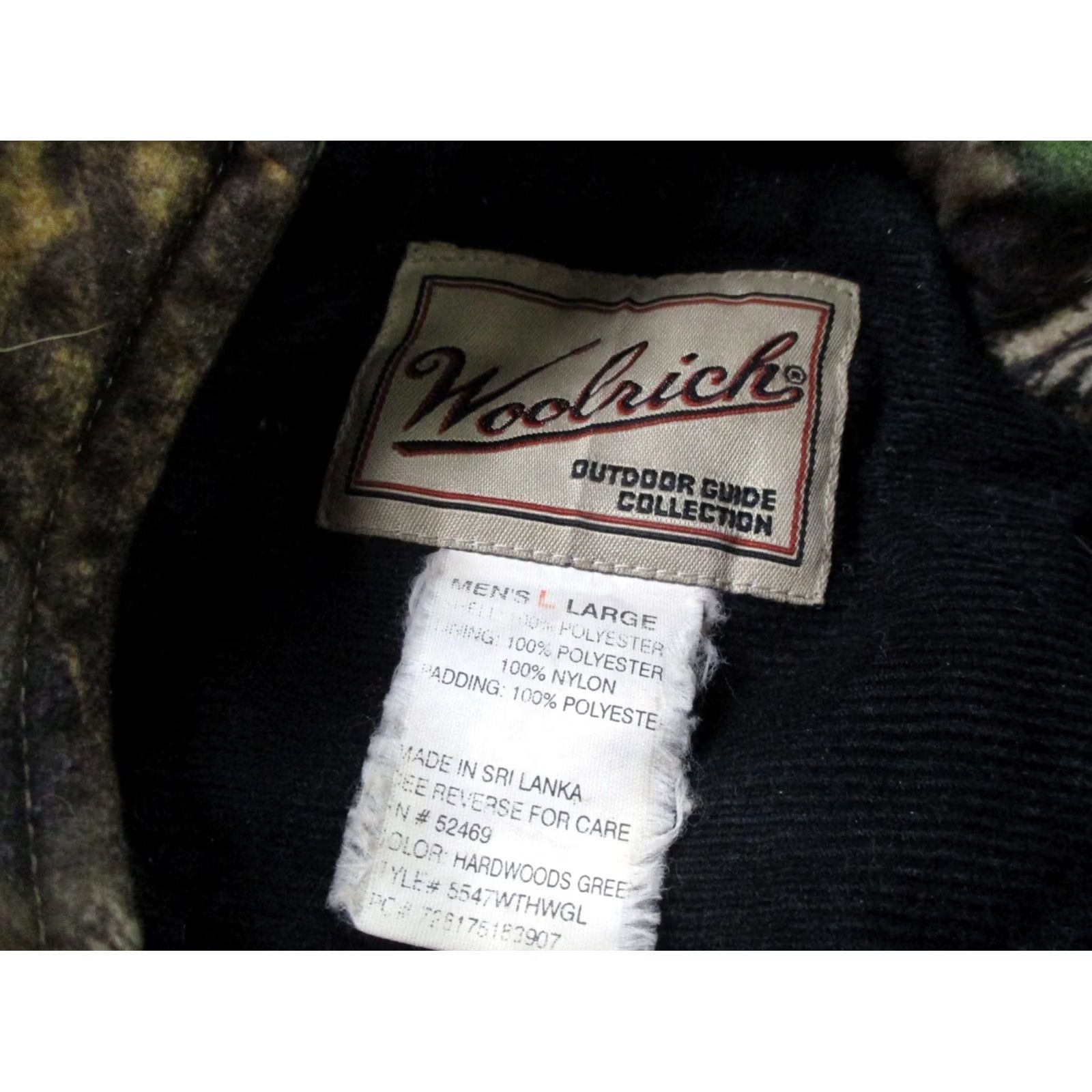 Vintage Woolrich Jacket Men L Camouflage Puffer Windbreaker Zip Full Zip Insulated Outdoor Hunting Vintage Size US L / EU 52-54 / 3 - 6 Thumbnail