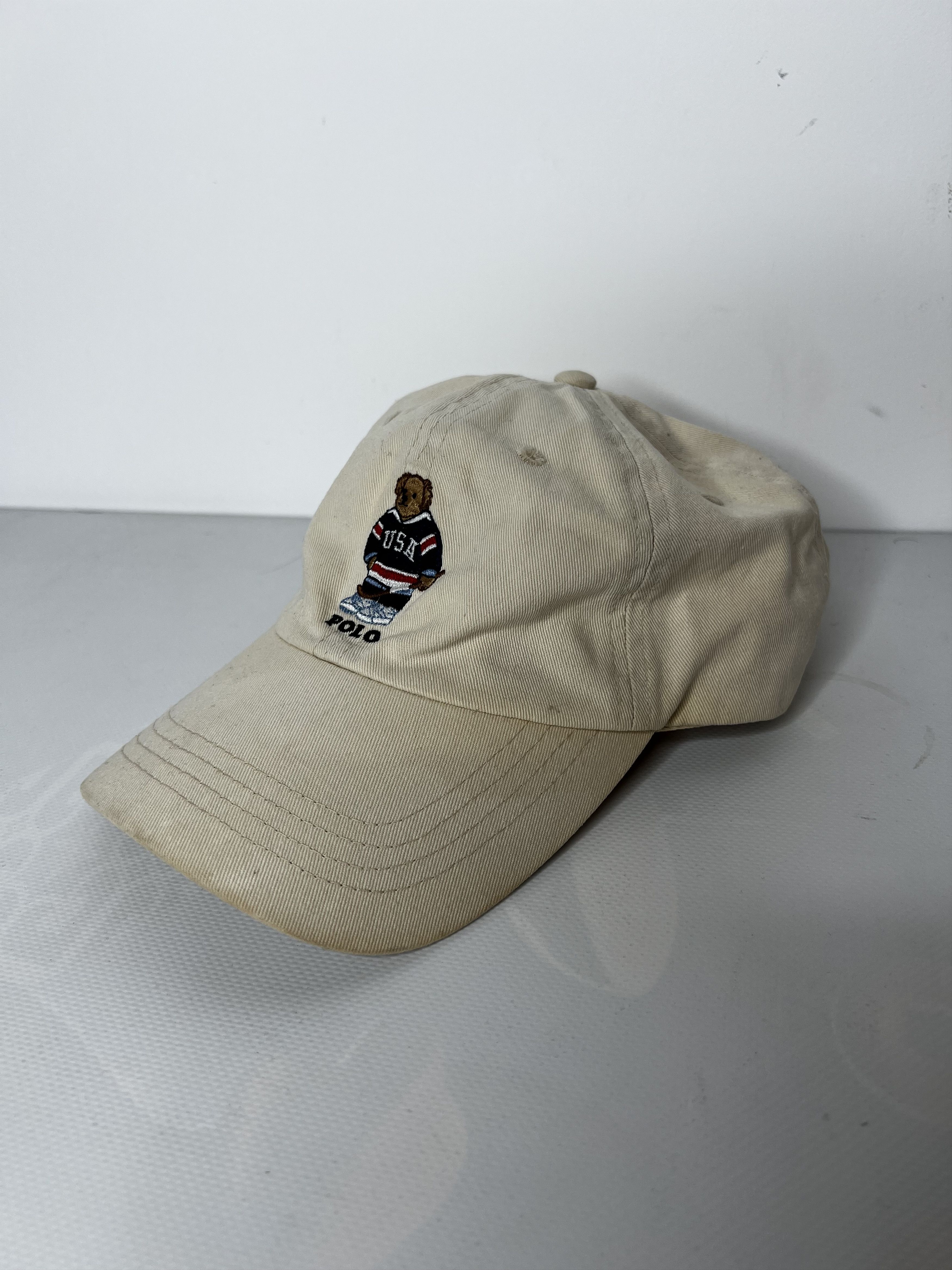Polo Ralph Lauren POLO RALPH LAUREN POLO BEAR EMBROIDERY CAP HAT BACKSTRAP Size ONE SIZE - 1 Thumbnail