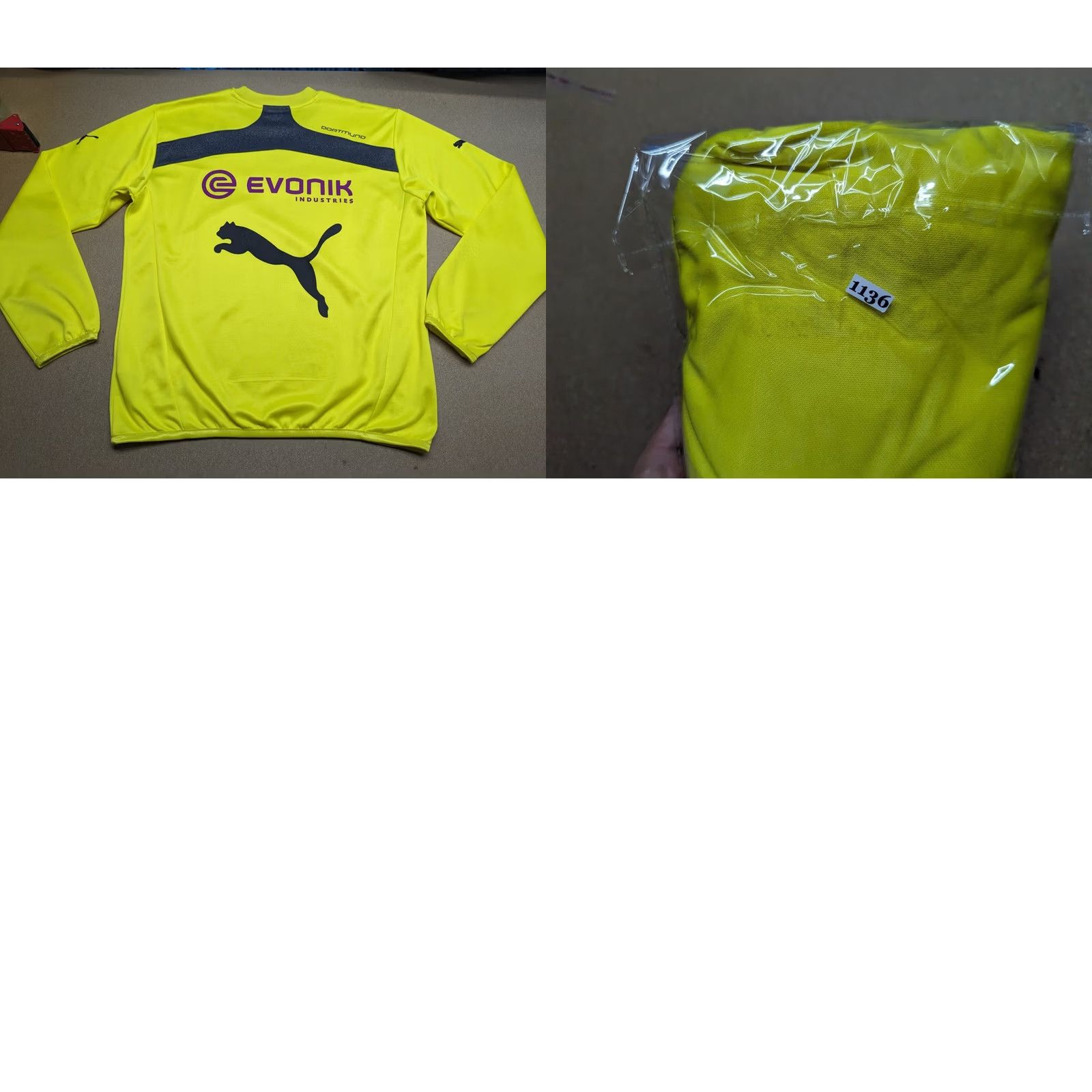 Puma Puma Dortmund 2013-2014 Mens Jacket Small Staff Issue Training Shirt Jersey Quick Dry Water Resistant Yellow Activewear Football Mens Size US S / EU 44-46 / 1 - 9 Thumbnail