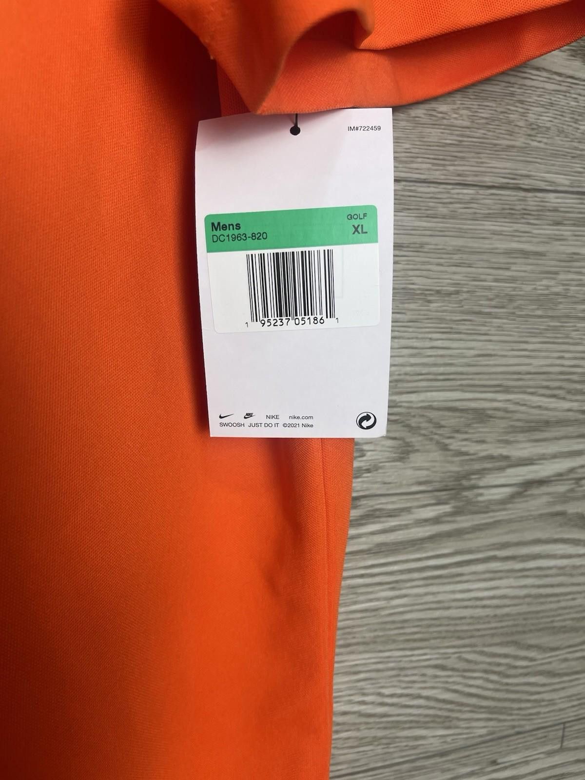 Nike Nike Dri Polo Orange NWT Fit XL Golf Work Size US XL / EU 56 / 4 - 2 Thumbnail