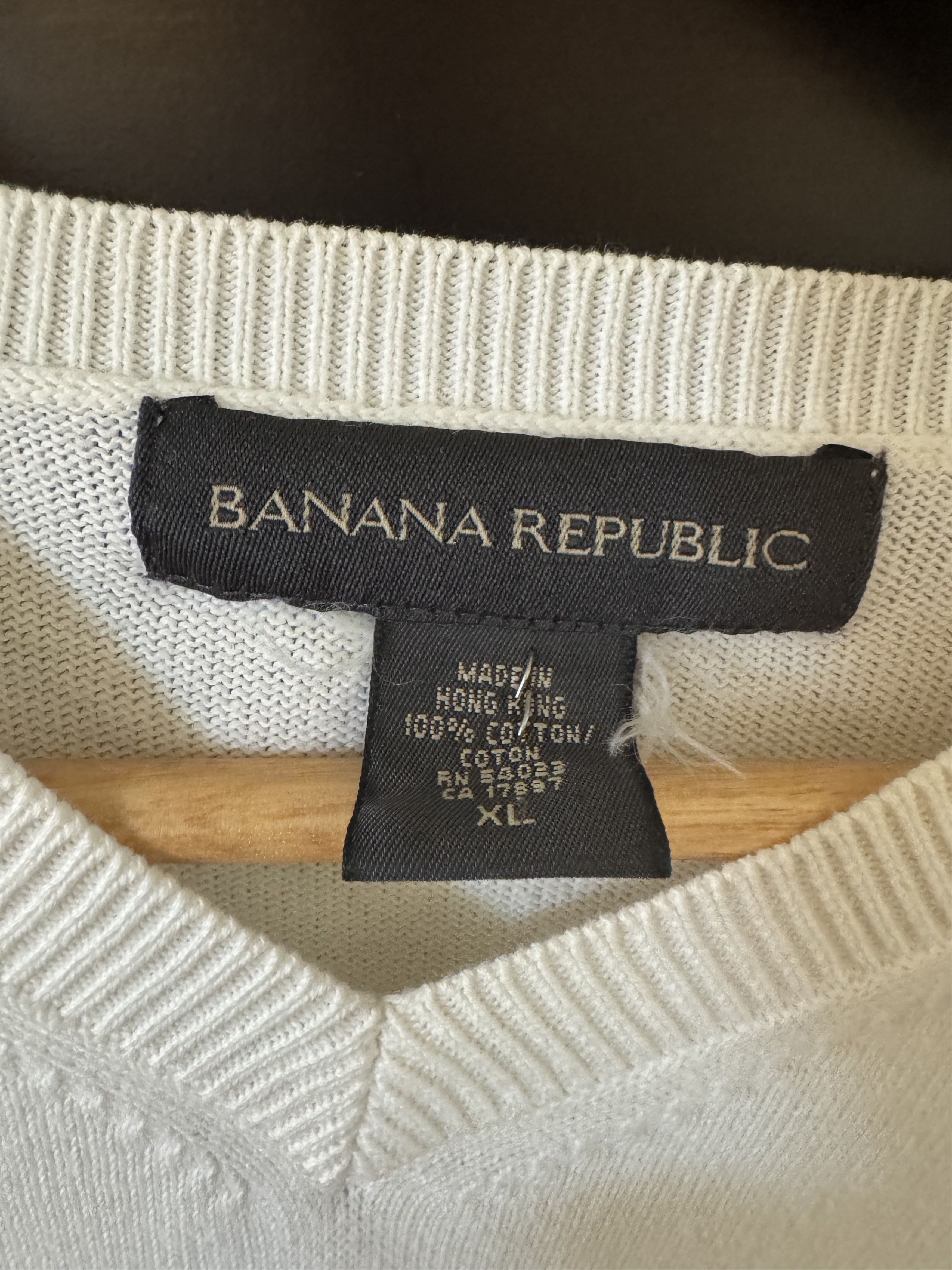 Banana Republic Banana Republic Cotton XL short Sleve Sweater Size US XL / EU 56 / 4 - 1 Thumbnail