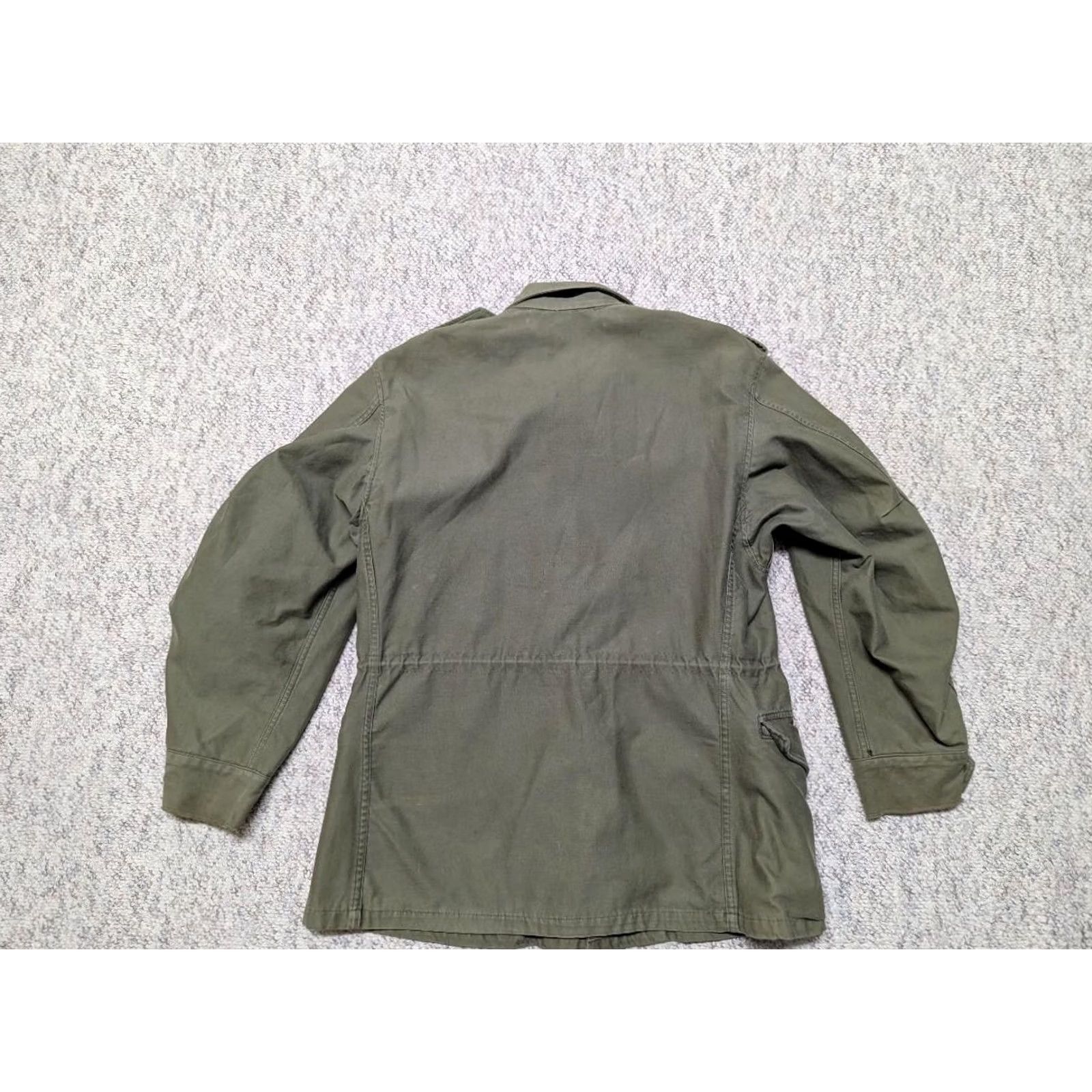 Vintage VINTAGE US ARMY M1943 40 Field Jacket Green Cotton M-43 Jacket Mens M White? Size US M / EU 48-50 / 2 - 3 Thumbnail