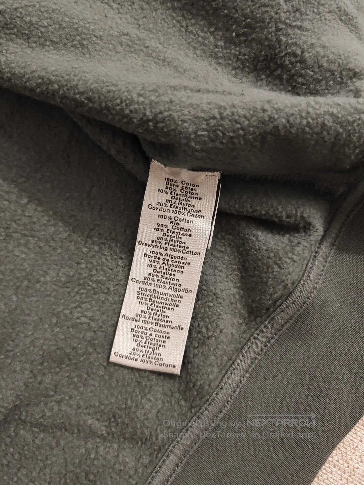 Hermes Hermes Men's Fleece Hoodie Jacket. Size US L / EU 52-54 / 3 - 4 Thumbnail