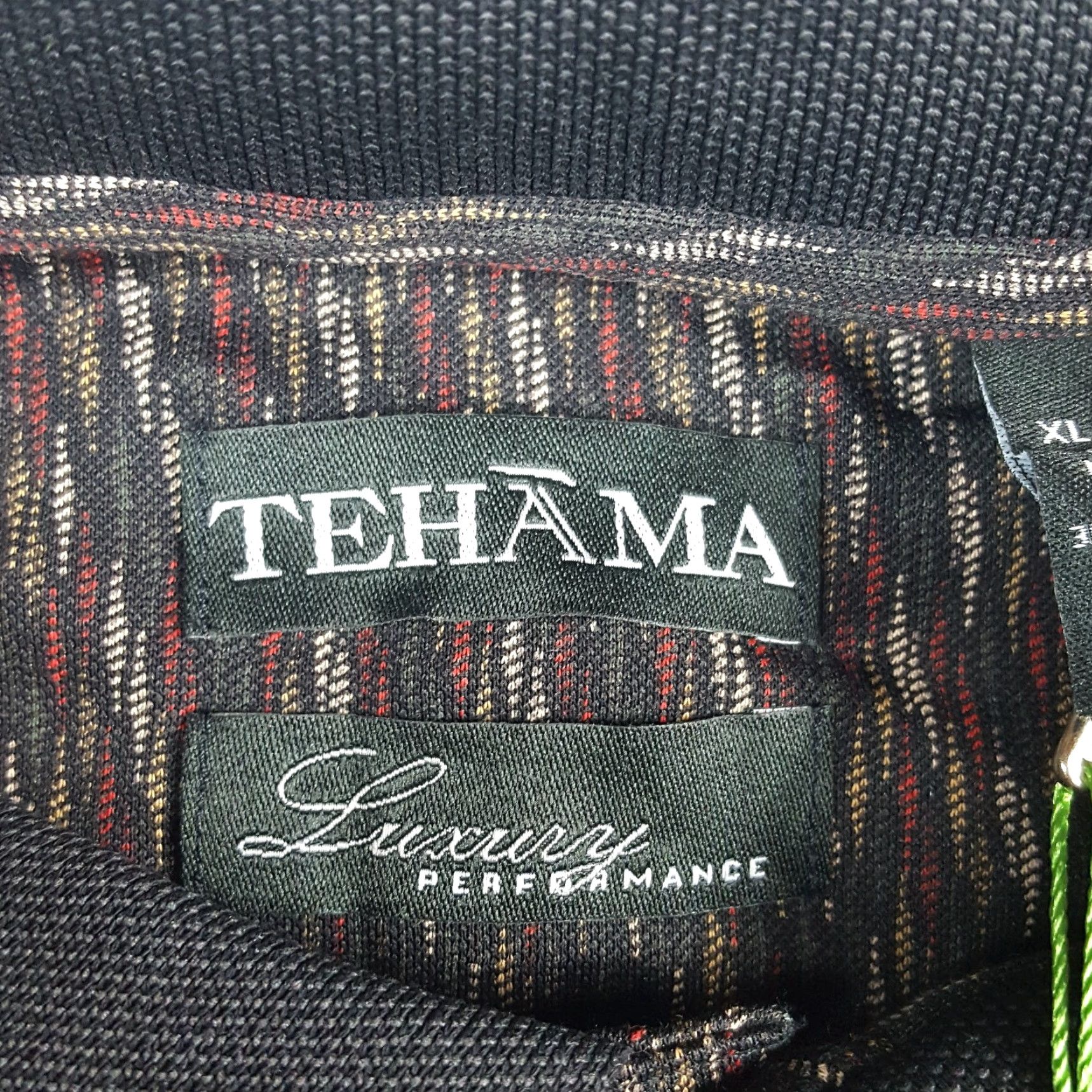 Vintage VINTAGE Teháma Golf Polo Mens XL Argyle Diamond Breathable Collar Shirt Polo Shirt (90s, Preppy, Classic) Size US XL / EU 56 / 4 - 6 Thumbnail