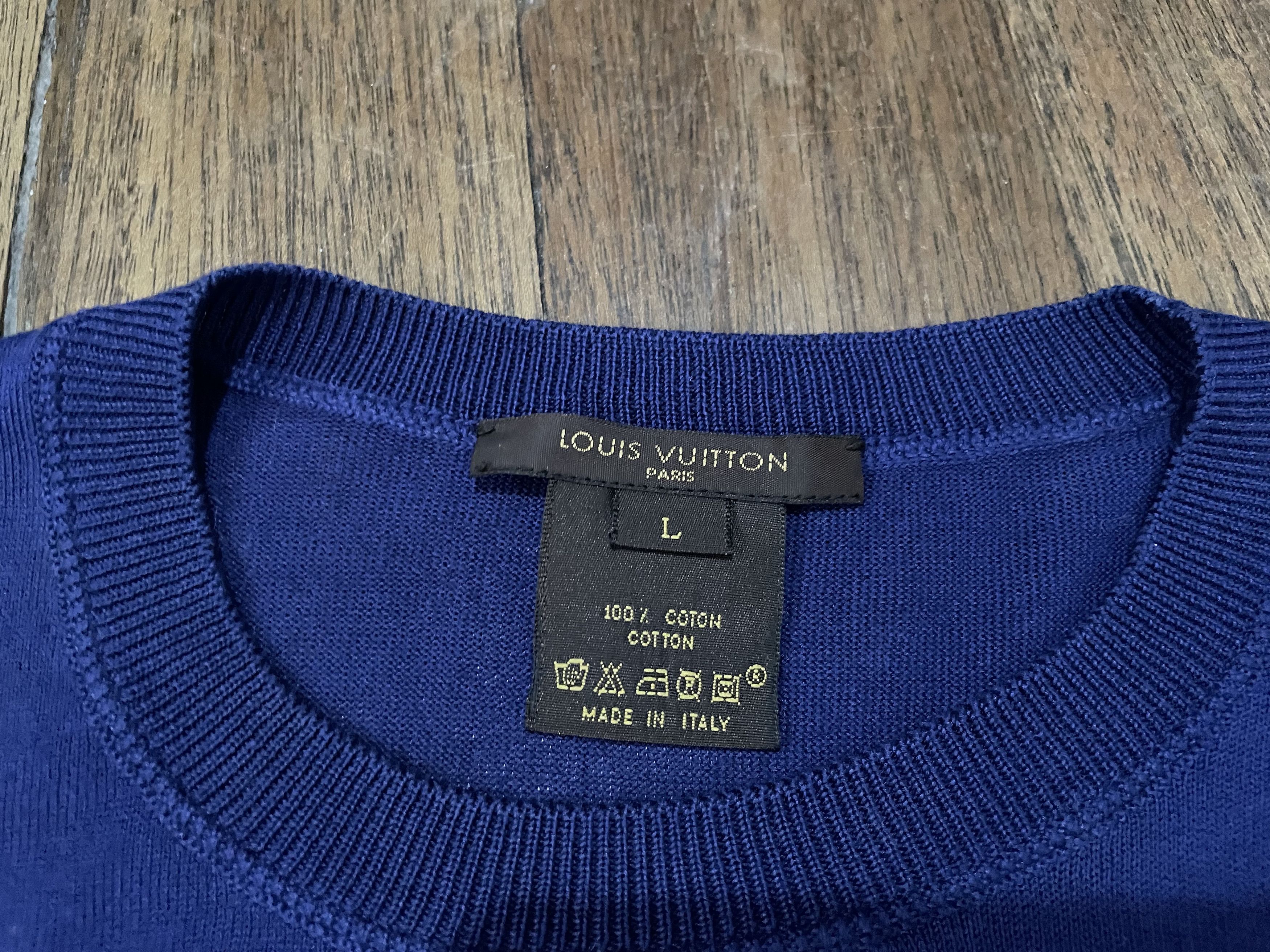Designer × Louis Vuitton LV Knitted Sweatshirt Size L / US 10 / IT 46 - 5 Thumbnail