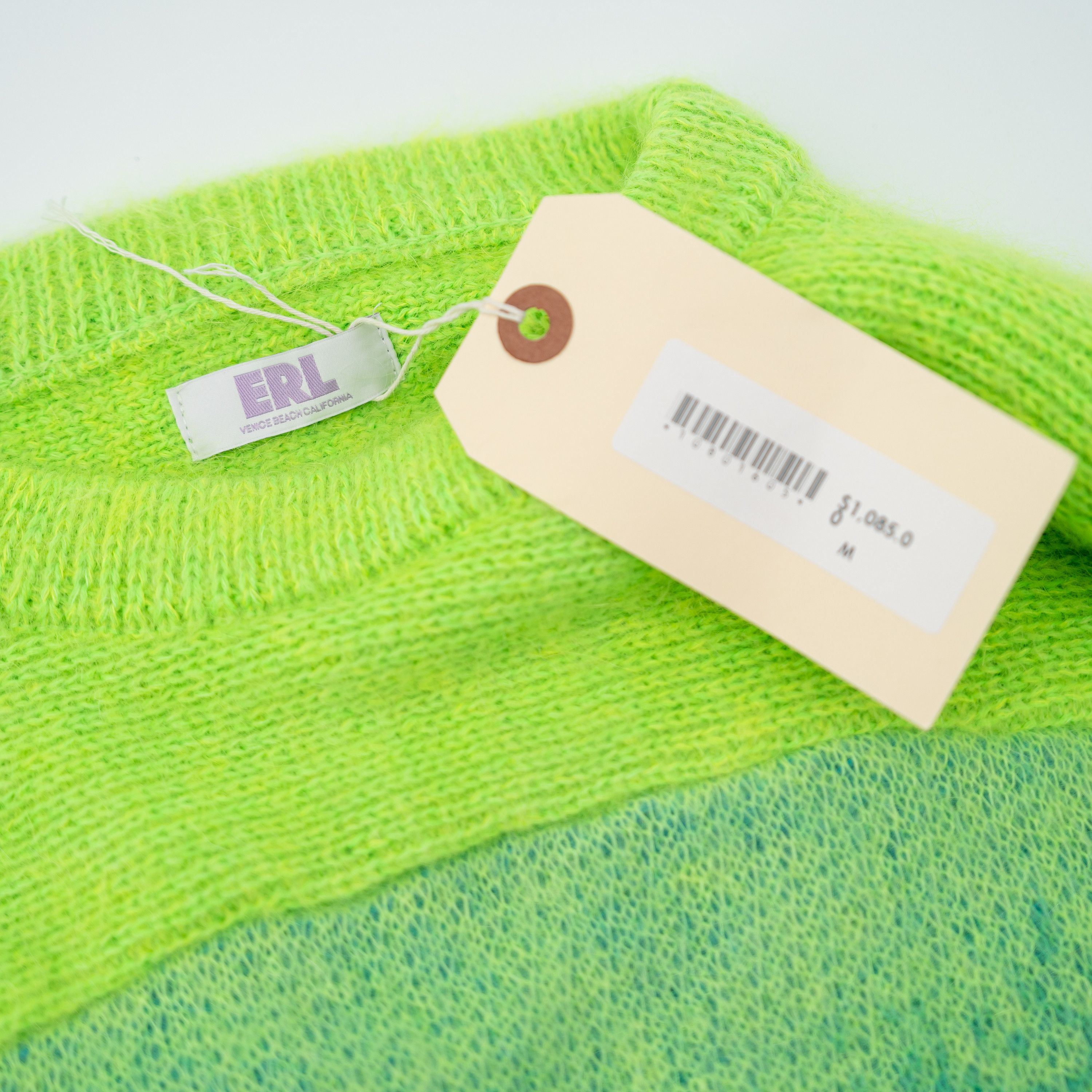 ERL size M - ERL Green Gradient Rainbow Sweater Size US M / EU 48-50 / 2 - 4 Thumbnail