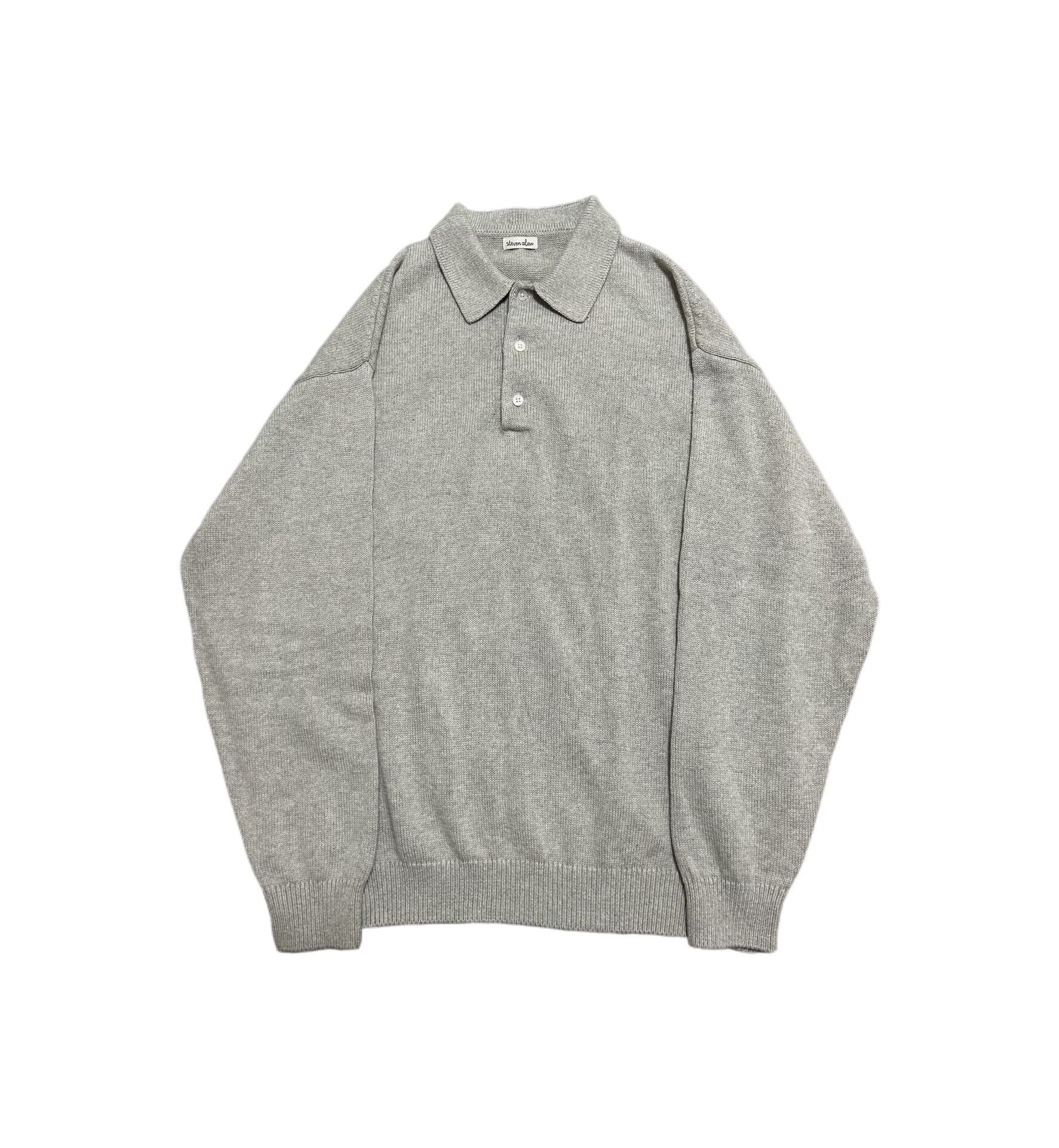 Steven Alan Steven Alan Long-Sleeve Polo Collar Knit Size US L / EU 52-54 / 3 - 1 Thumbnail