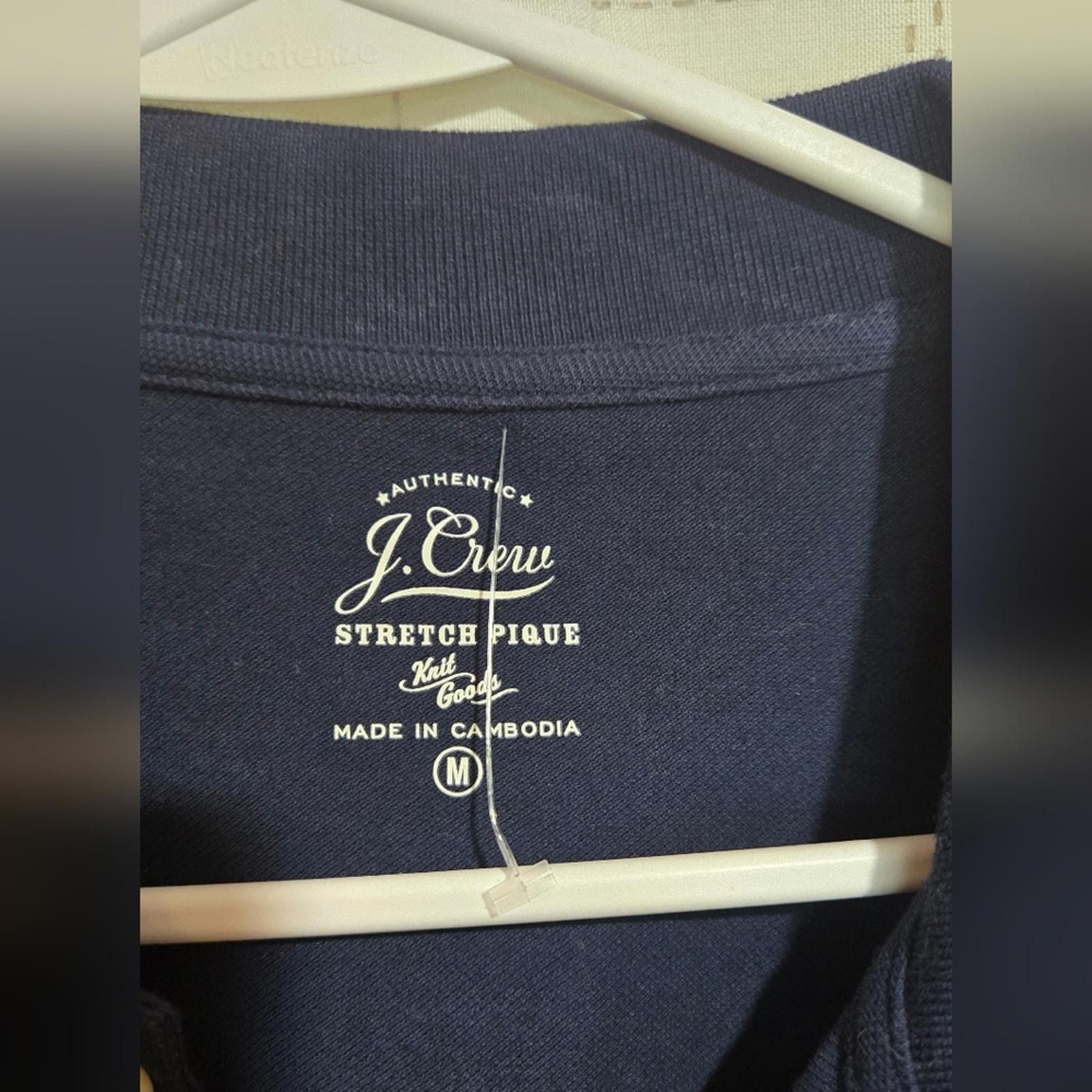 J.Crew J Crew Stretch Pique Polo Size US M / EU 48-50 / 2 - 3 Thumbnail