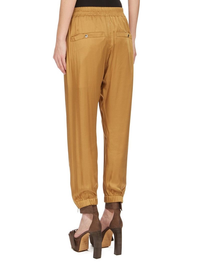 Rick Owens o1y0126 Jogger in Mustard Size 30" / US 8 / IT 44 - 3 Thumbnail