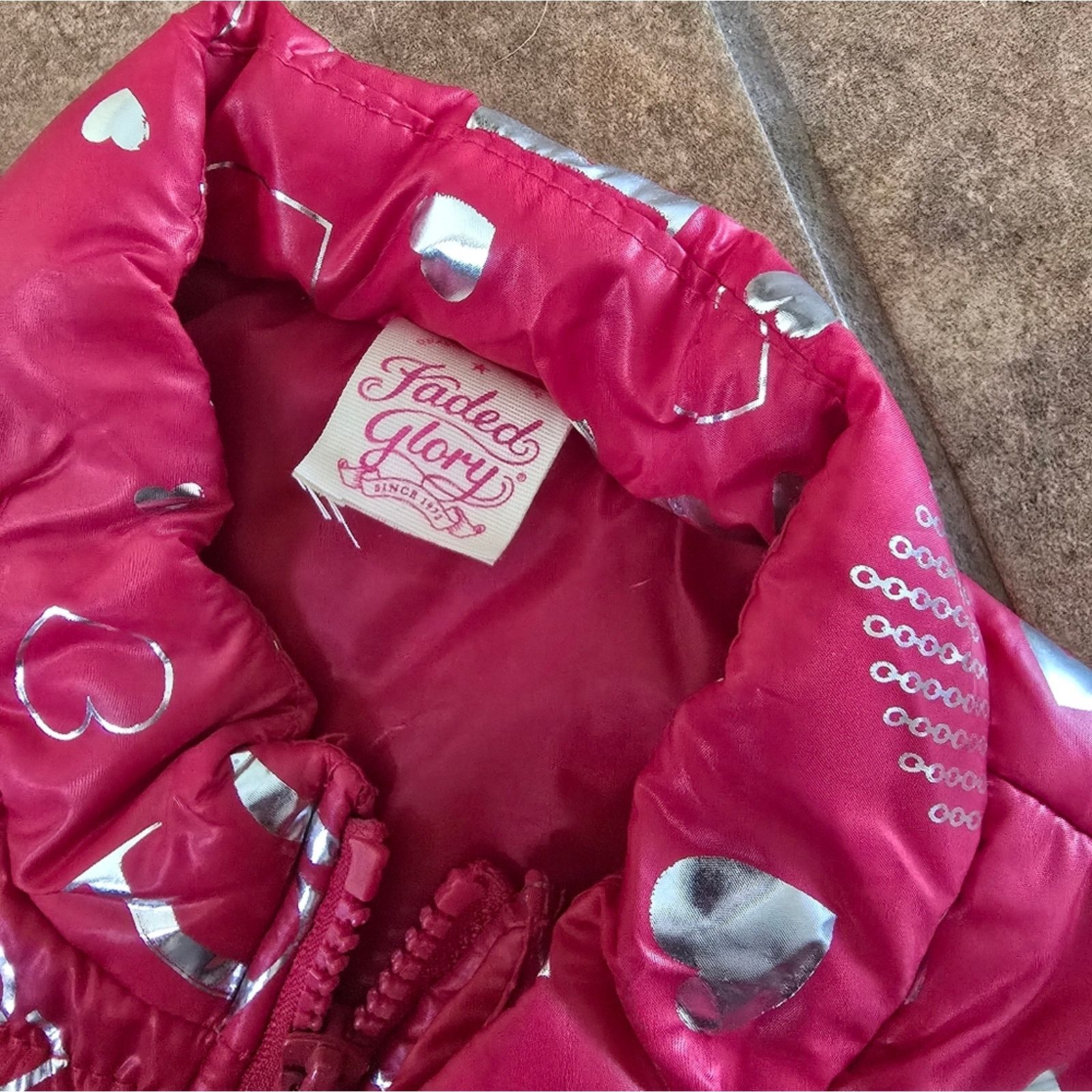 Faded Glory Red Love | FADED GLORY | Puffer Vest Size M / US 6-8 / IT 42-44 - 3 Thumbnail