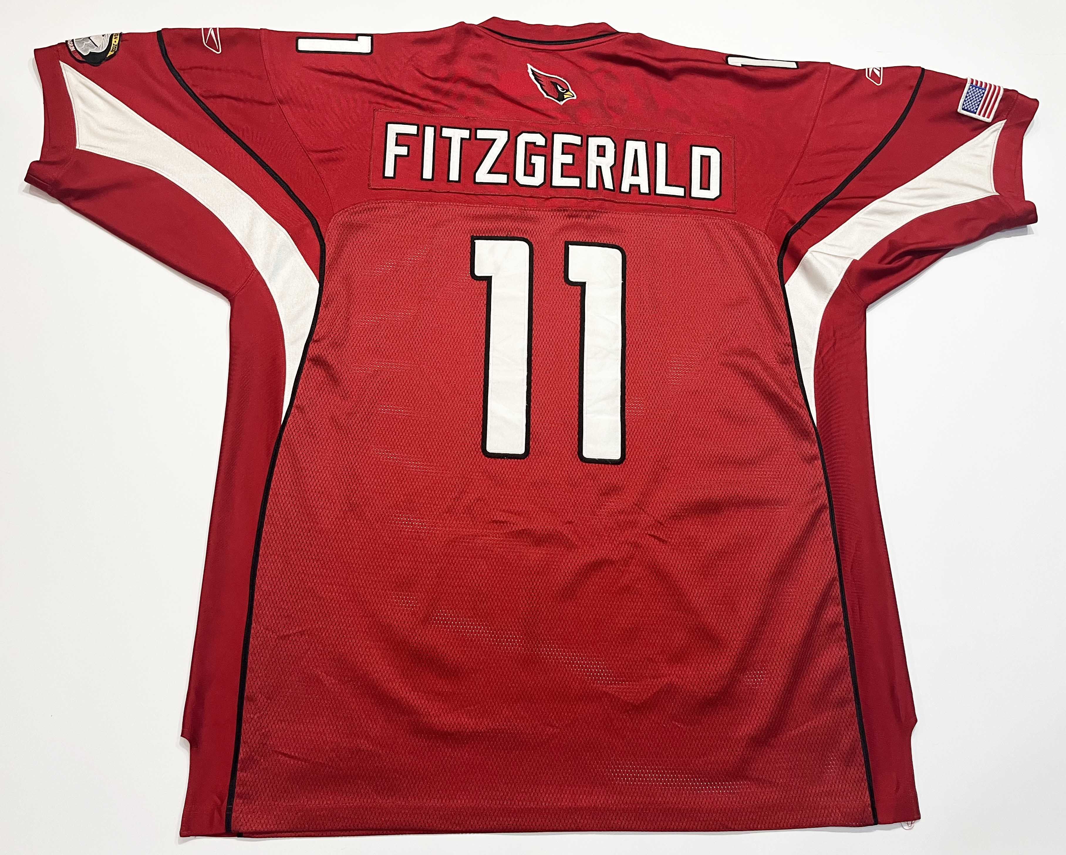 Reebok Reebok On Field NFL Arizona Cardinals FITZGERALD #11 Jersey Size US XXL / EU 58 / 5 - 4 Thumbnail