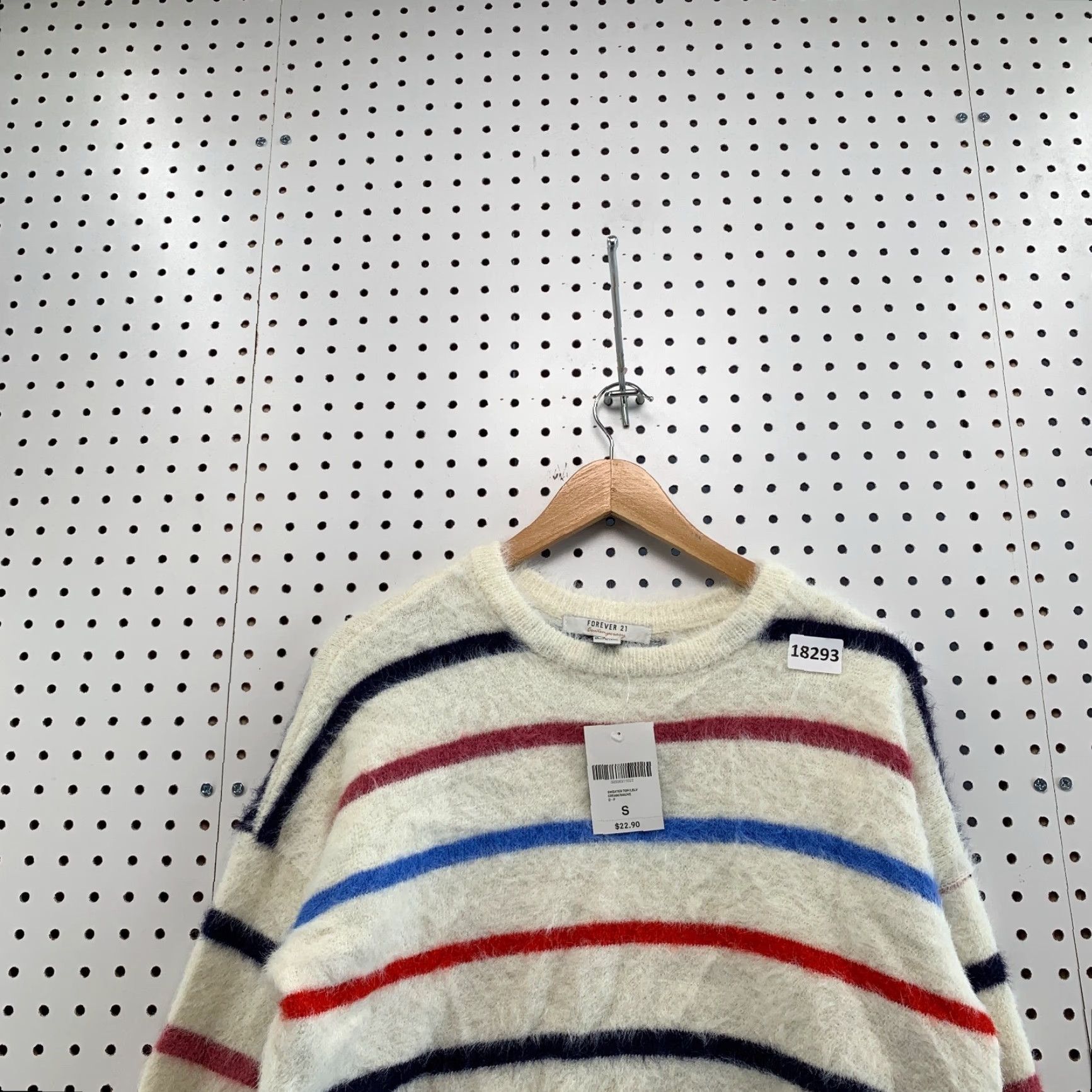 Forever 21 FOREVER 21 Striped Sweater Shirt Womens Small Pullover Multicolor Long Sleeve 90s? (If applicable) Size S / US 4 / IT 40 - 5 Thumbnail